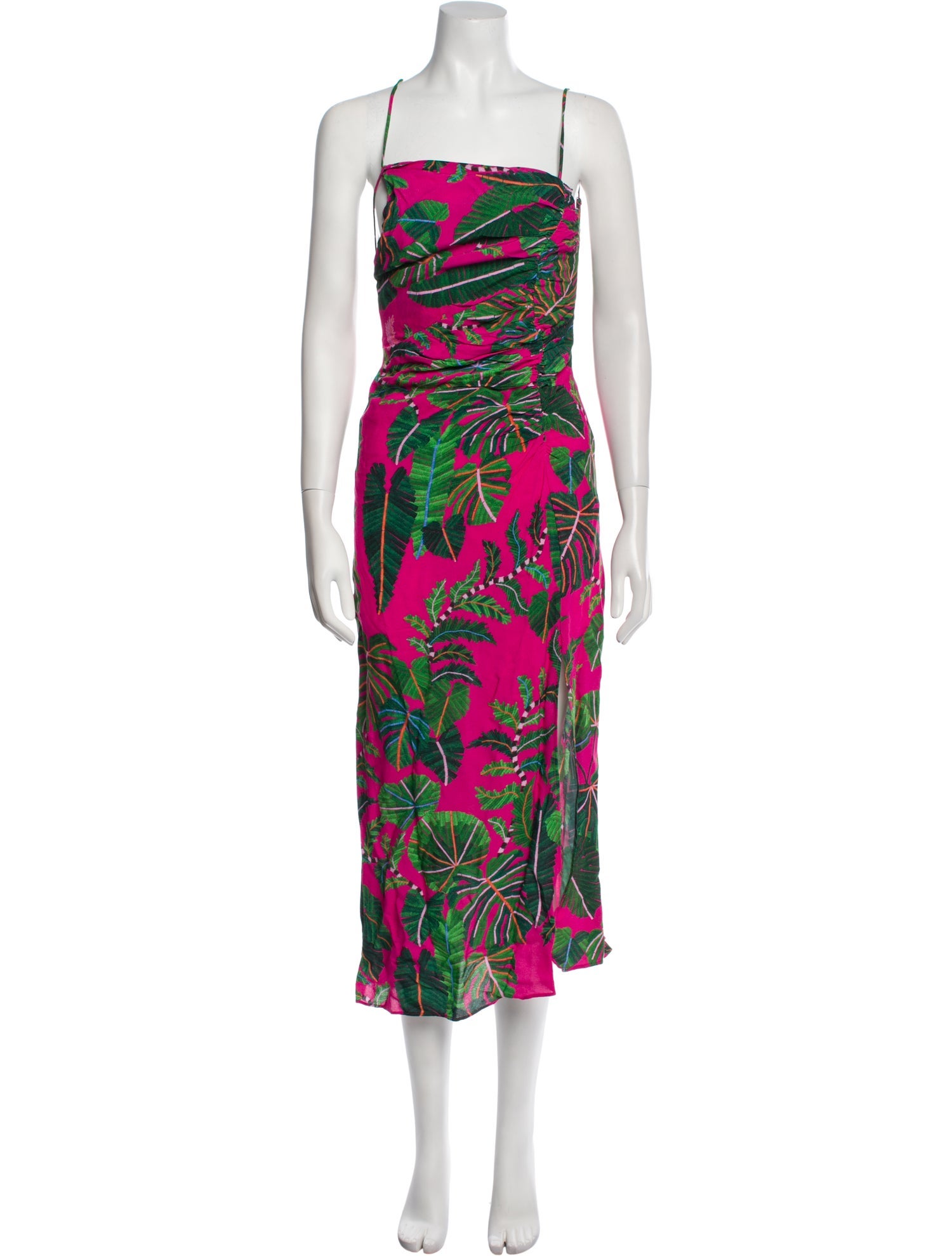 Farm Rio Floral Print Long Dress w/ Tags