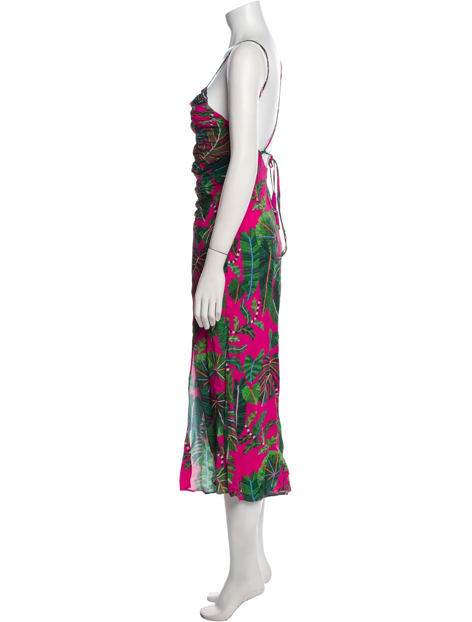 Farm Rio Floral Print Long Dress w/ Tags