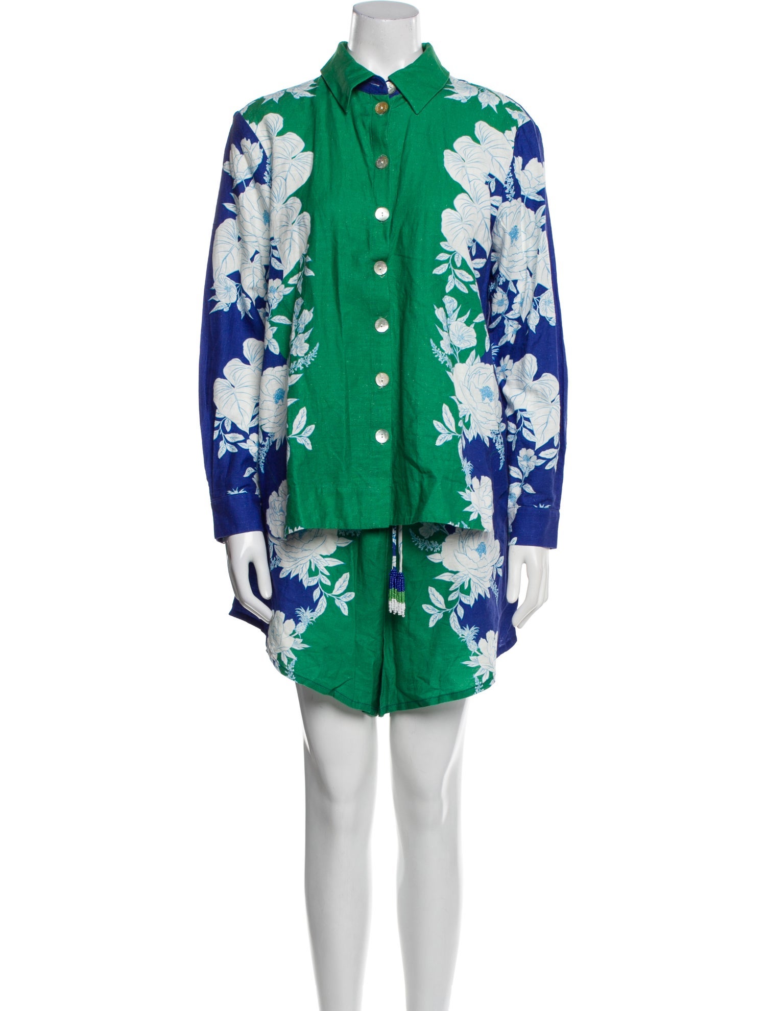 Farm Rio Linen Printed Short Set