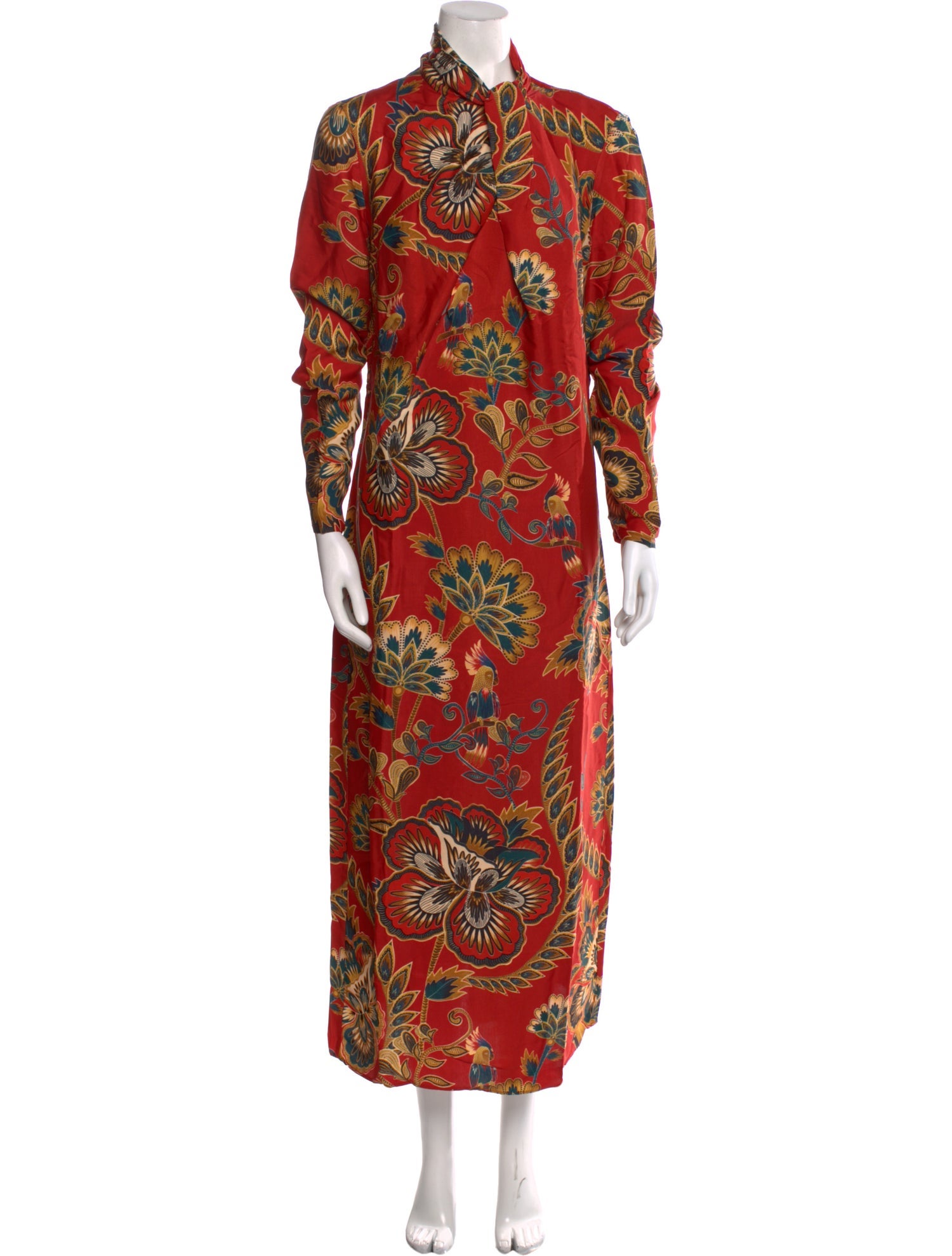 Farm Rio Printed Long Dress w/ Tags