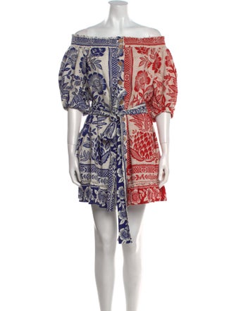 Farm Rio Linen Mini Dress