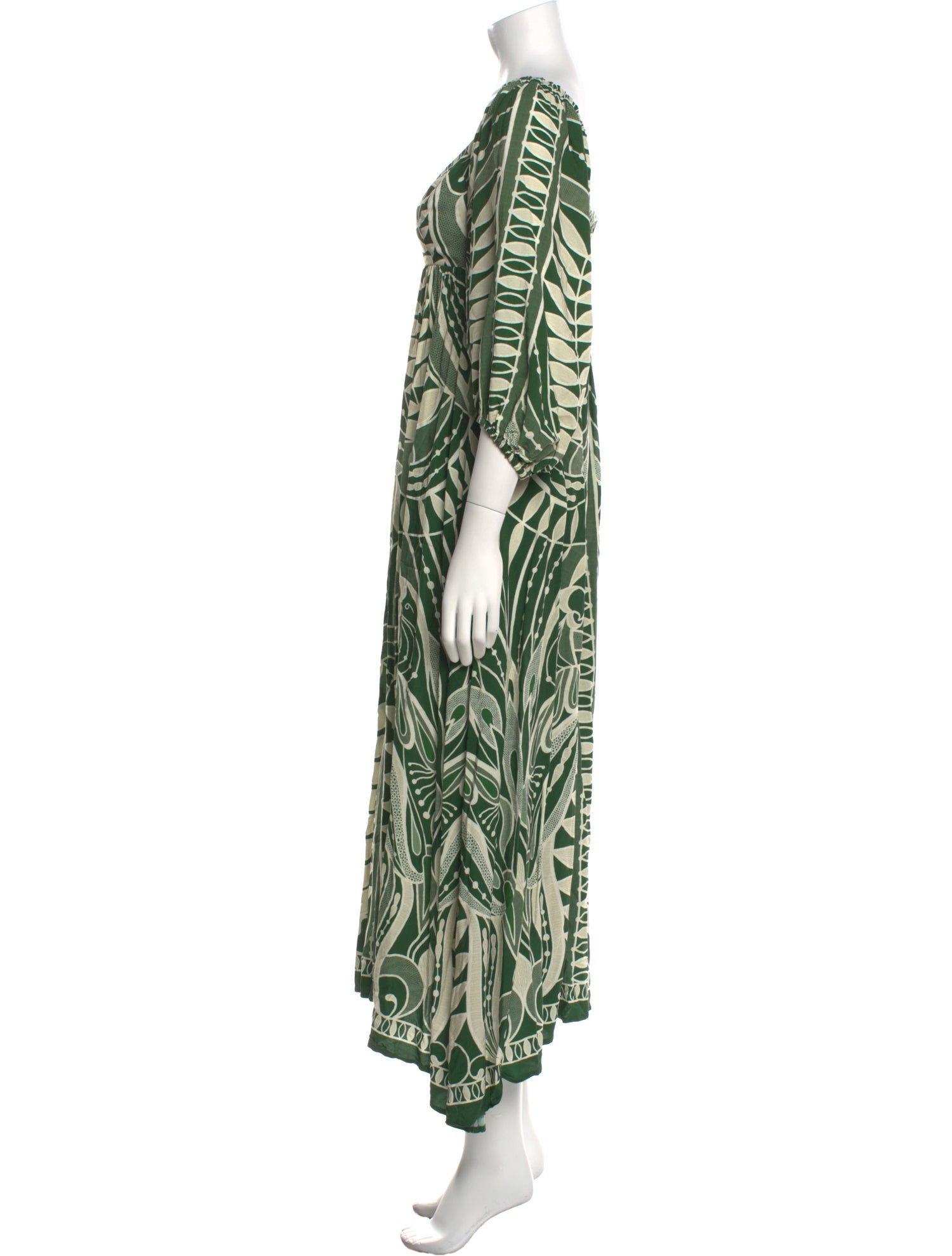 Farm Rio Printed Long Dress