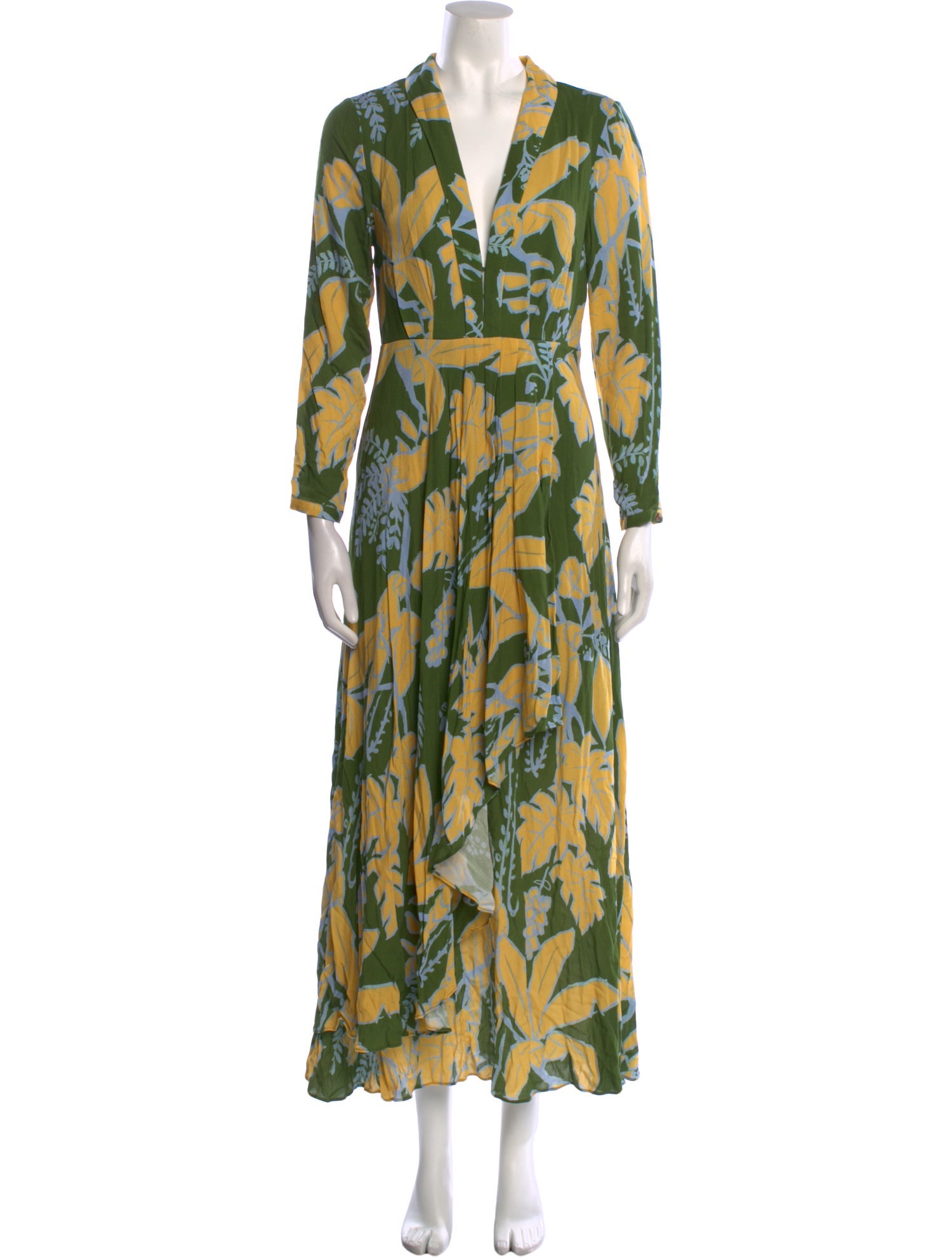 Farm Rio Floral Print Long Dress