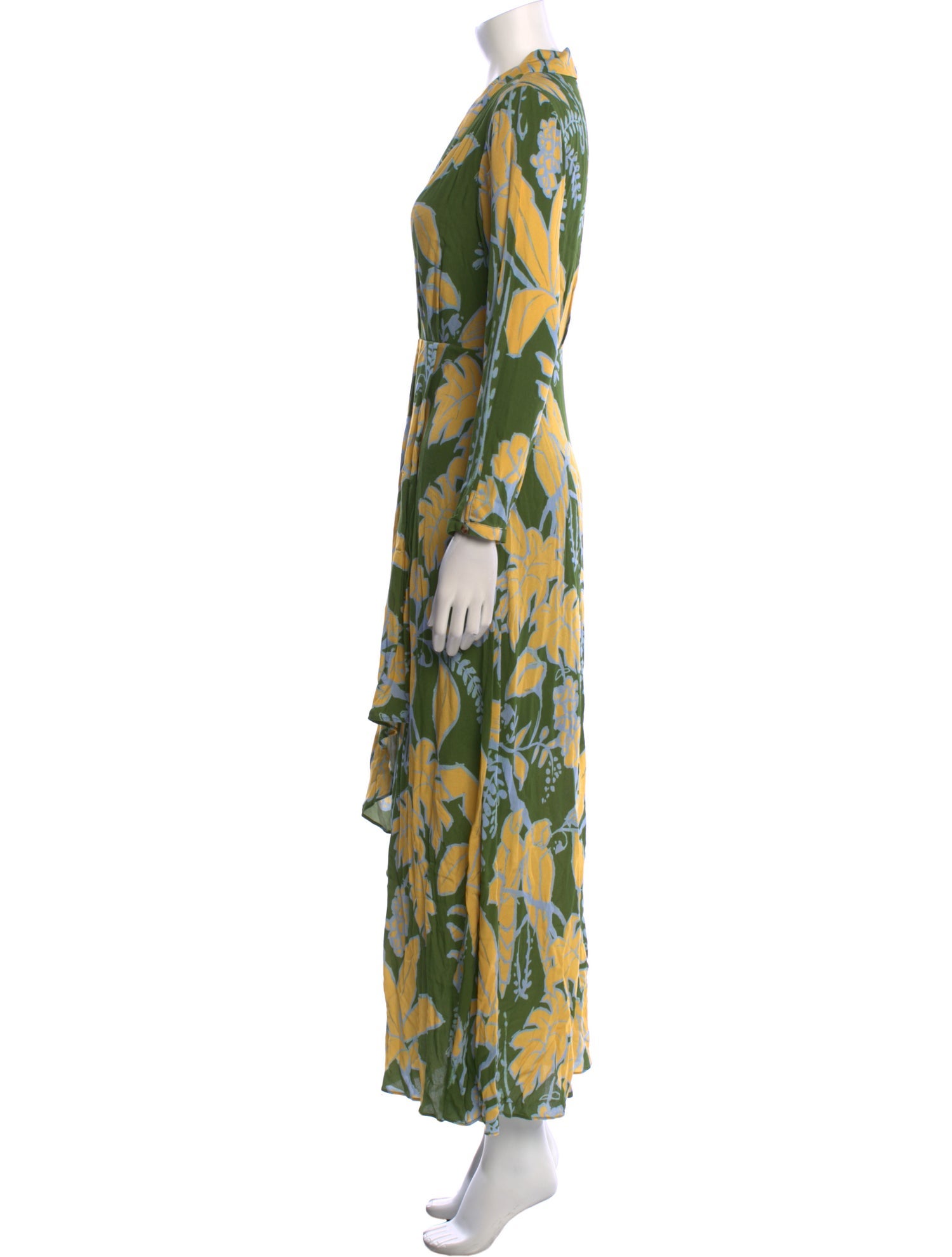 Farm Rio Floral Print Long Dress