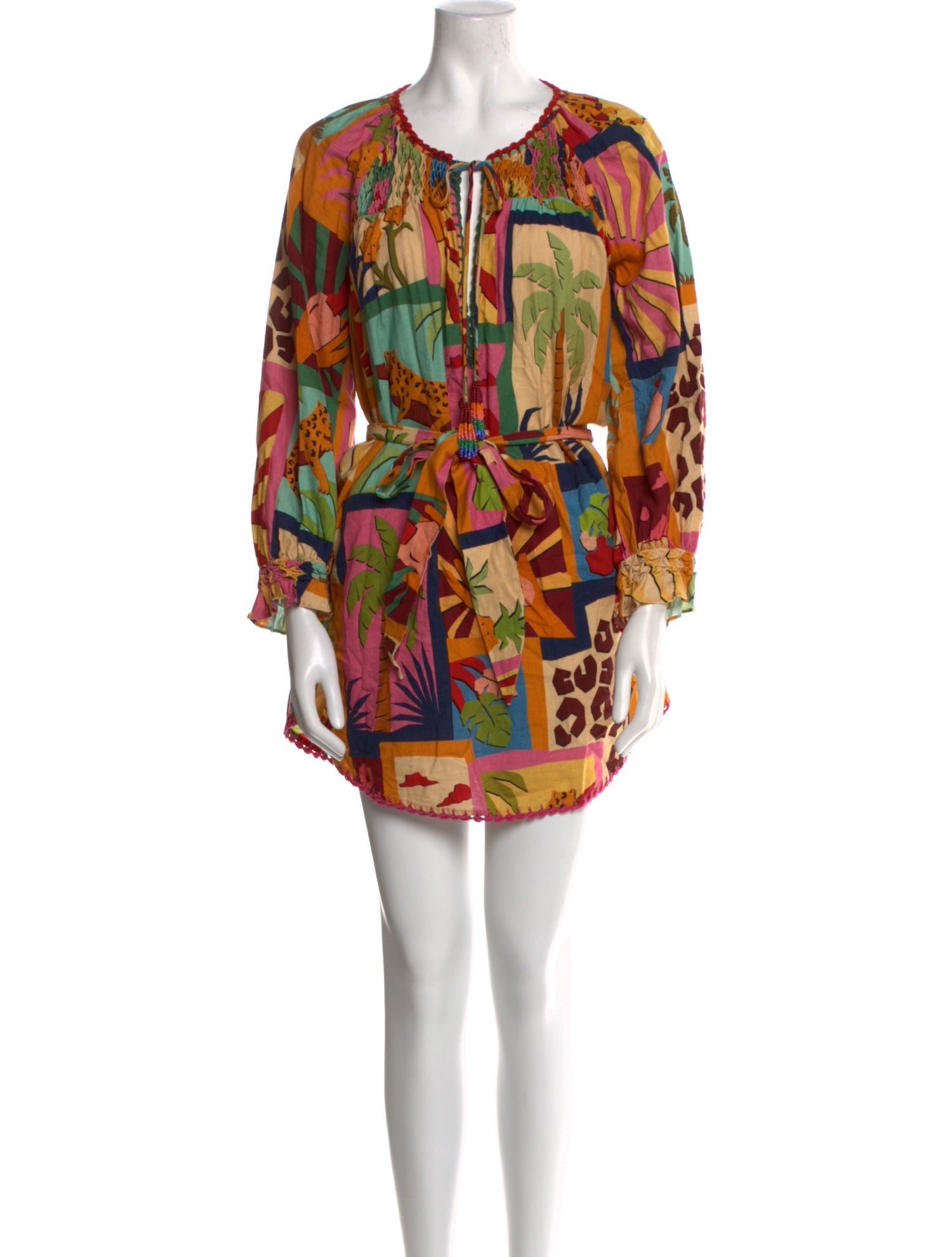 Farm Rio Linen Mini Dress