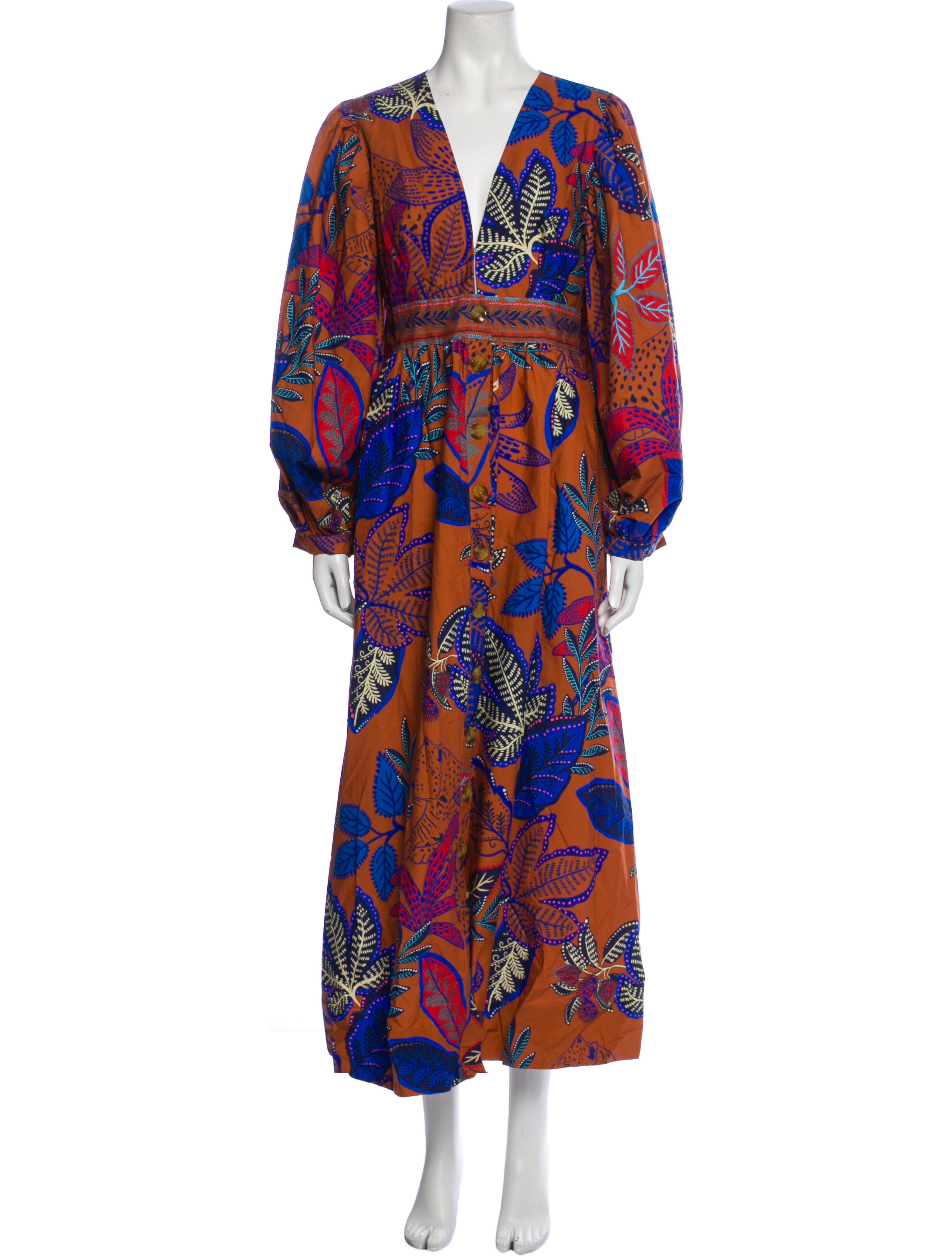 Farm Rio Printed Long Dress