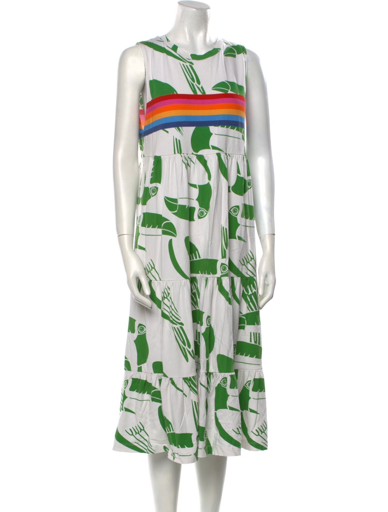 Farm Rio Printed Midi Length Dress