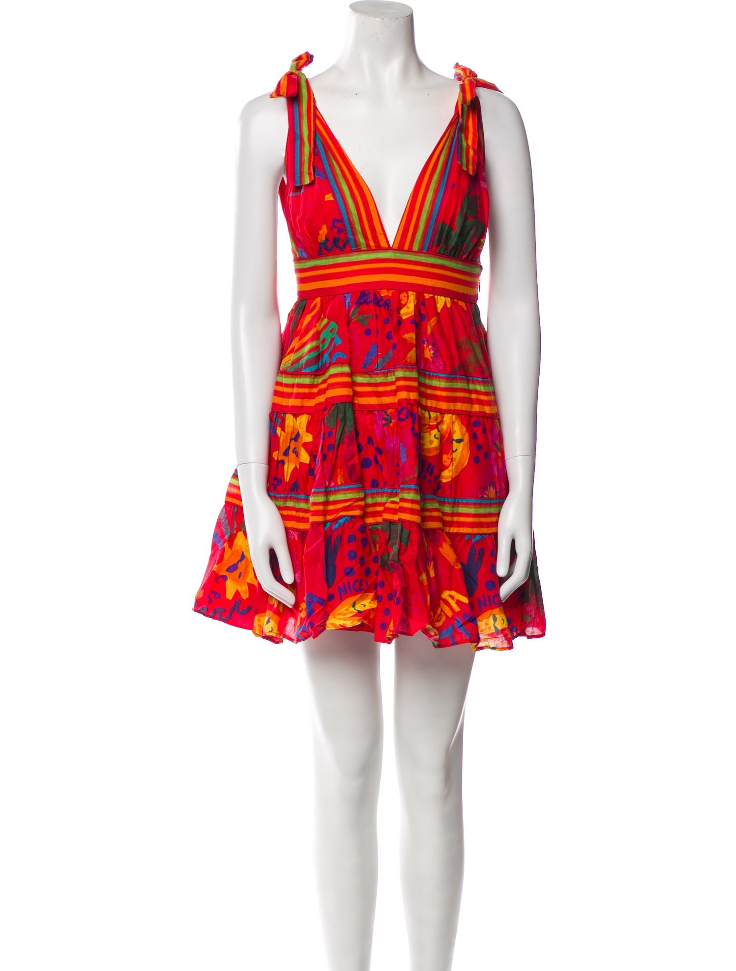 Farm Rio Printed Mini Dress