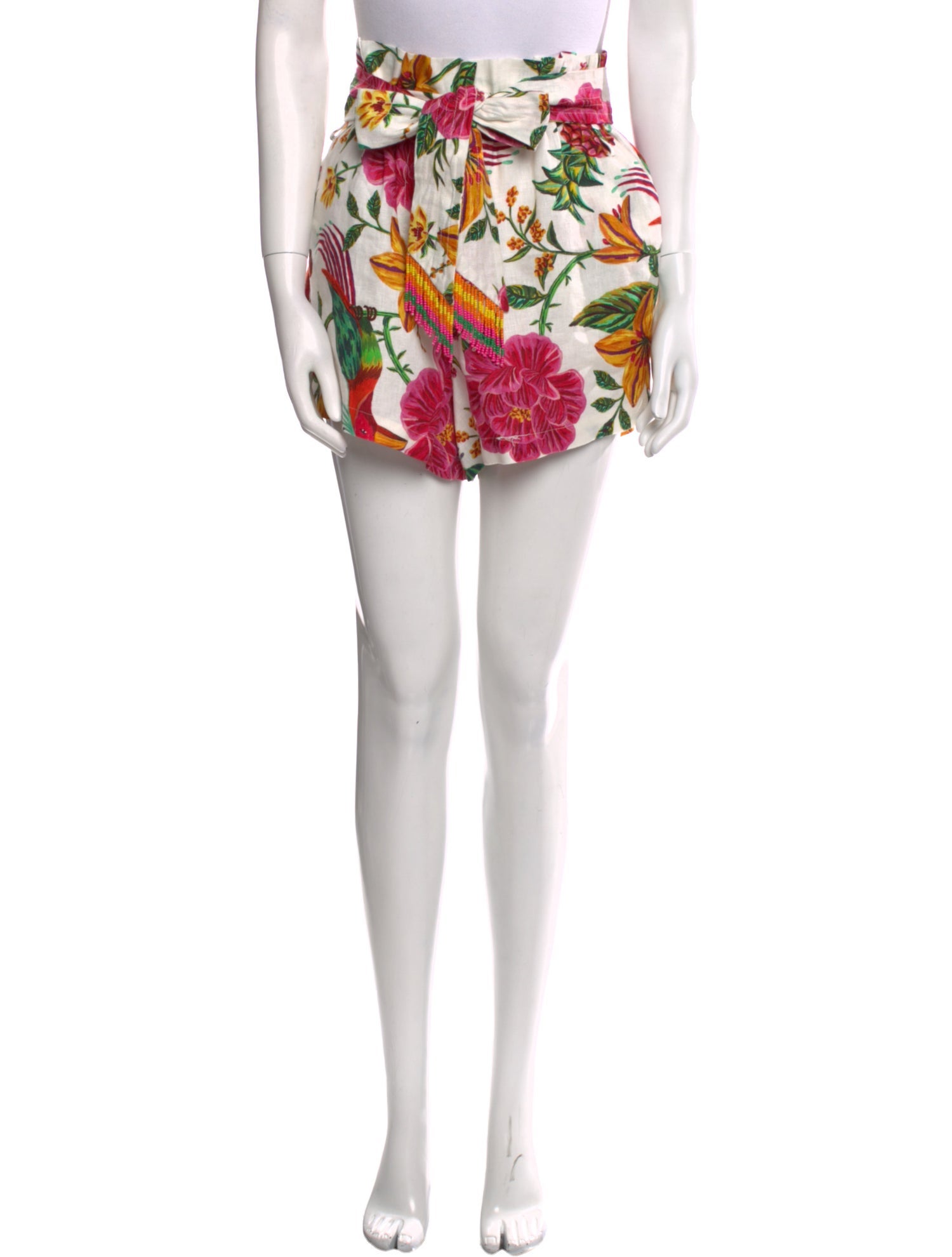 Farm Rio Linen Mini Shorts