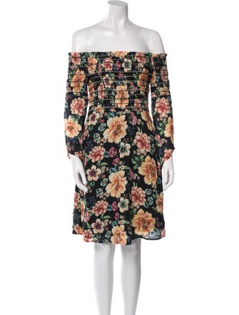 Farm Rio Floral Print Mini Dress