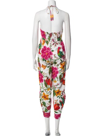 Farm Rio Linen Printed Jumpsuit
