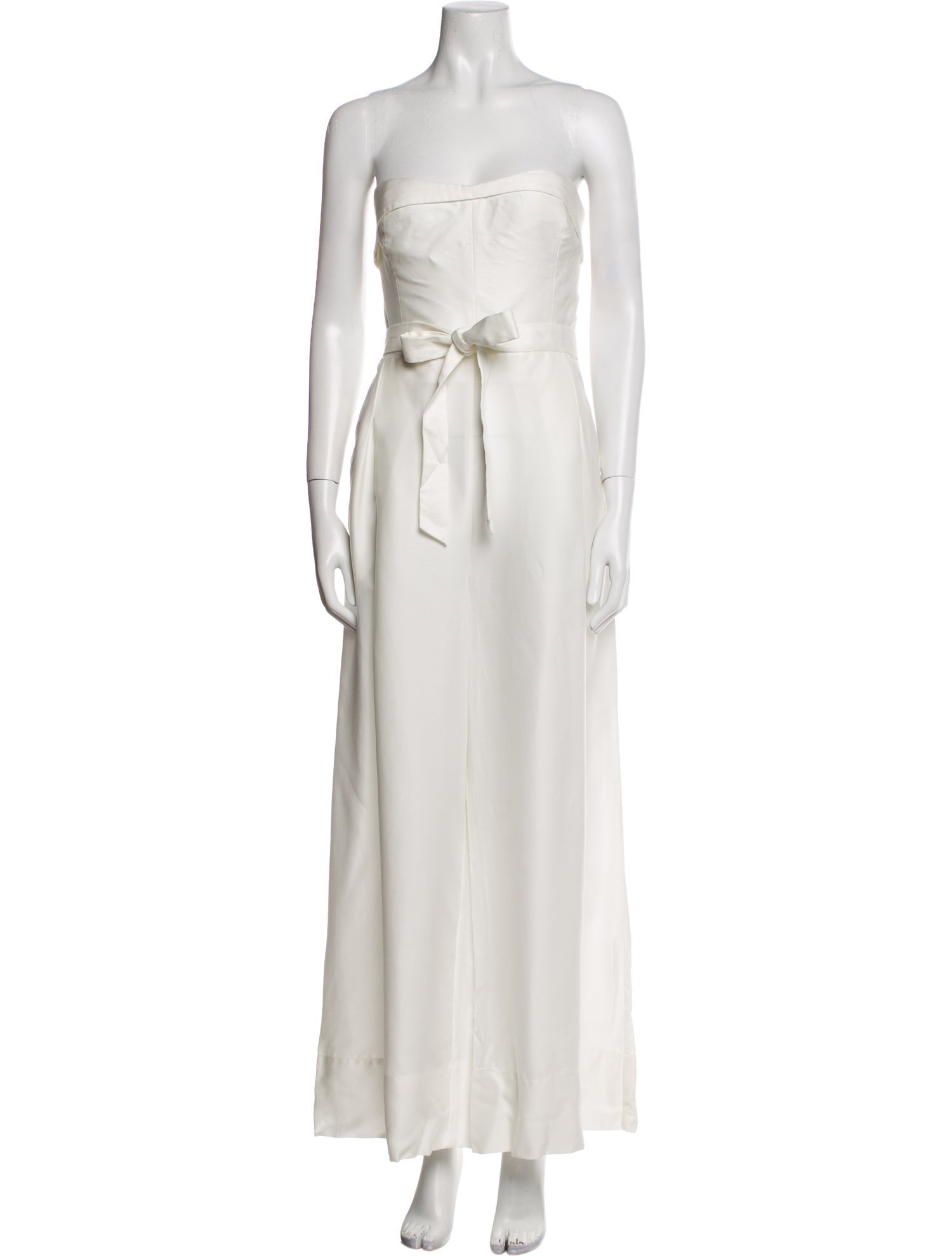 Farm Rio Linen Strapless Jumpsuit