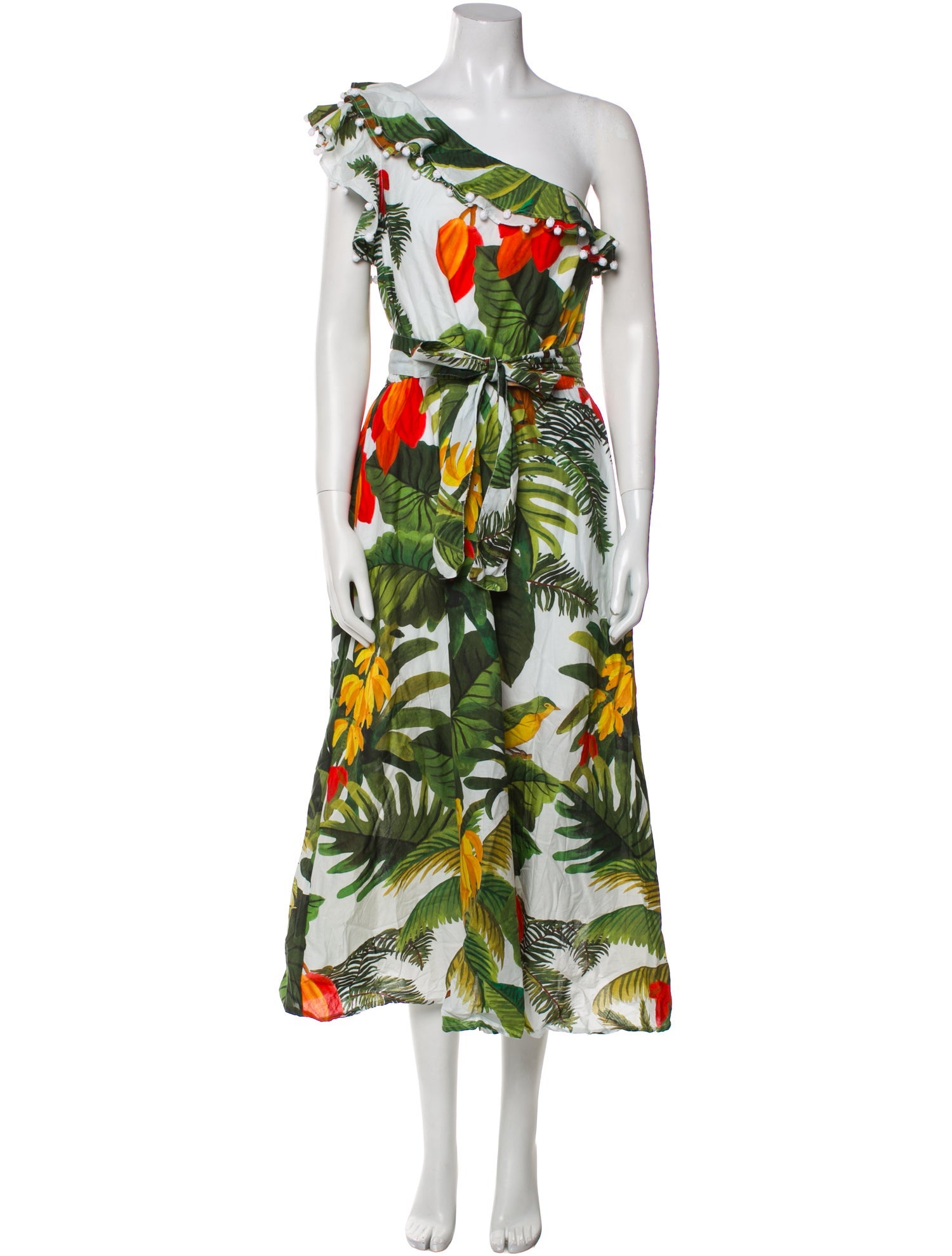 Farm Rio Floral Print Long Dress