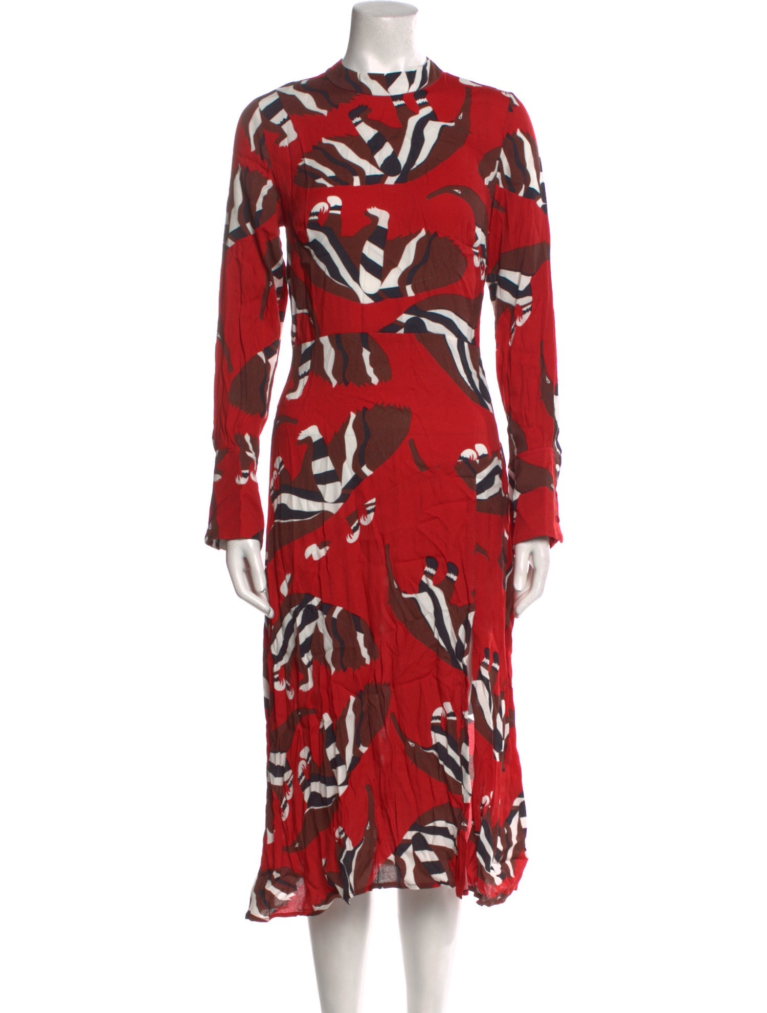 Farm Rio Printed Midi Length Dress