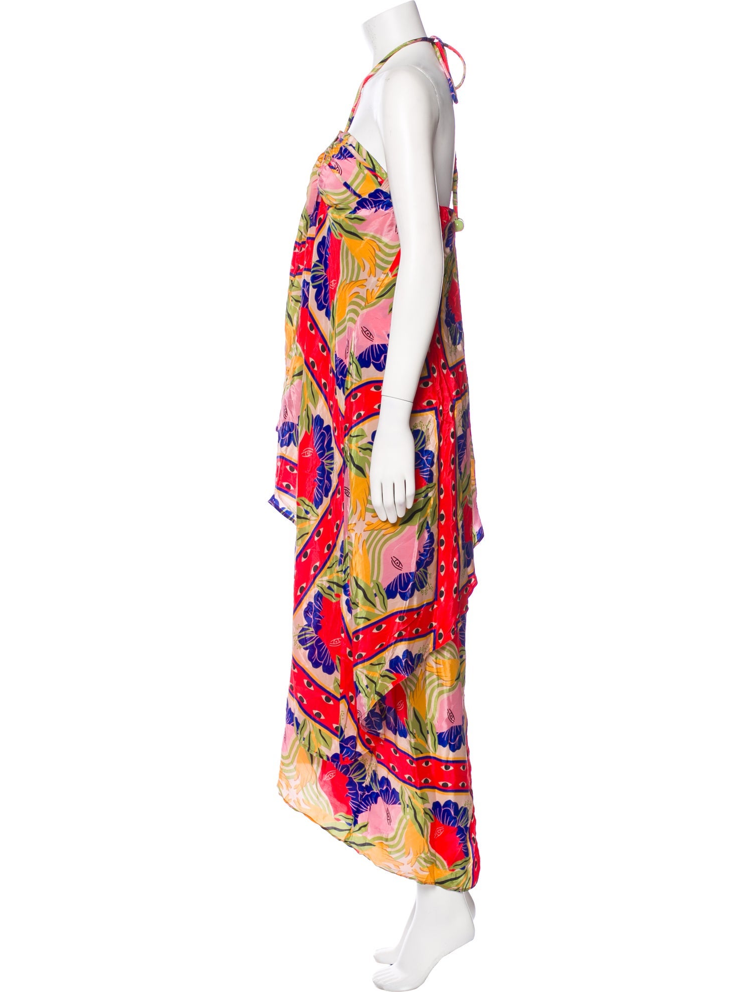 Farm Rio Floral Print Long Skirt