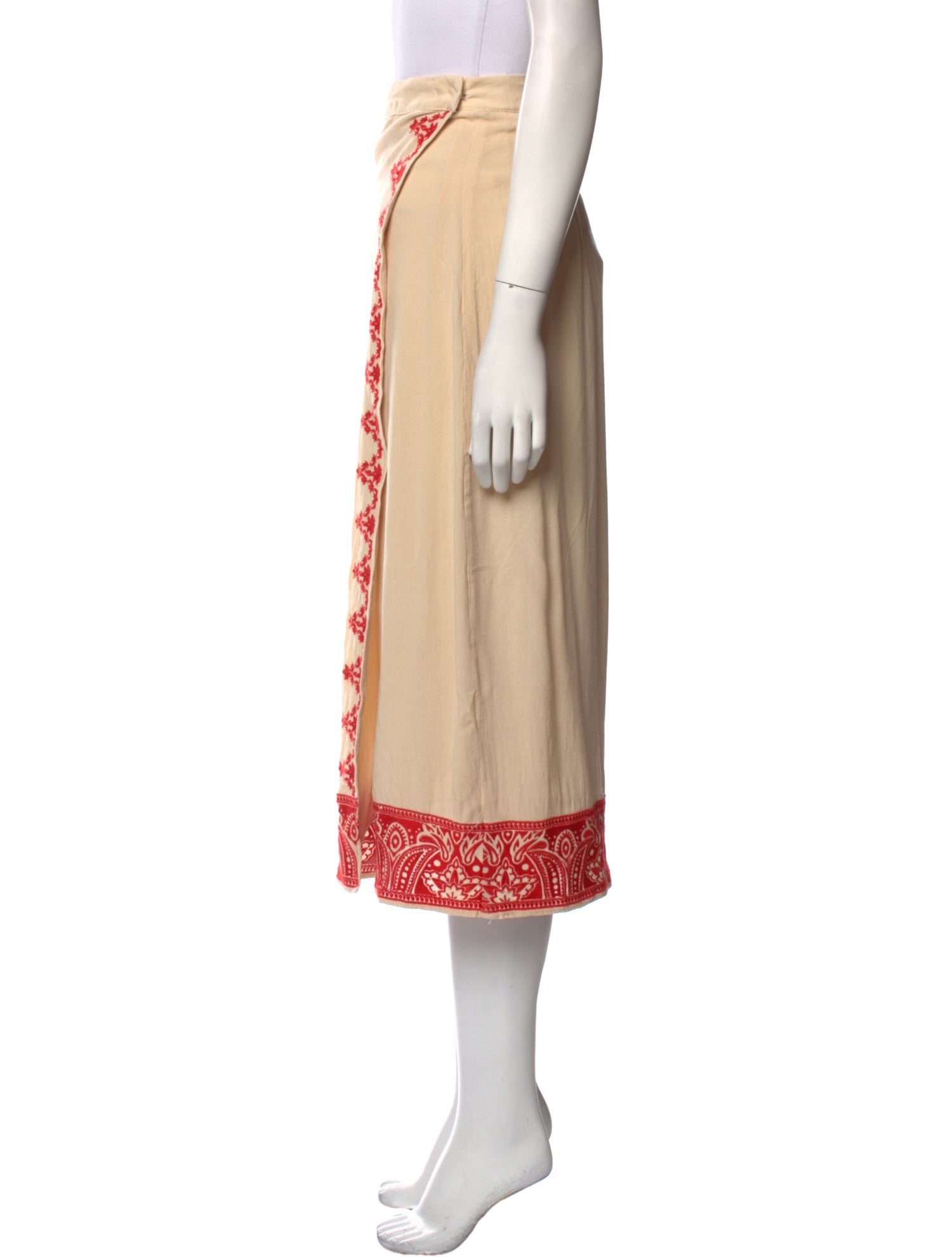 Farm Rio Printed Midi Length Skirt