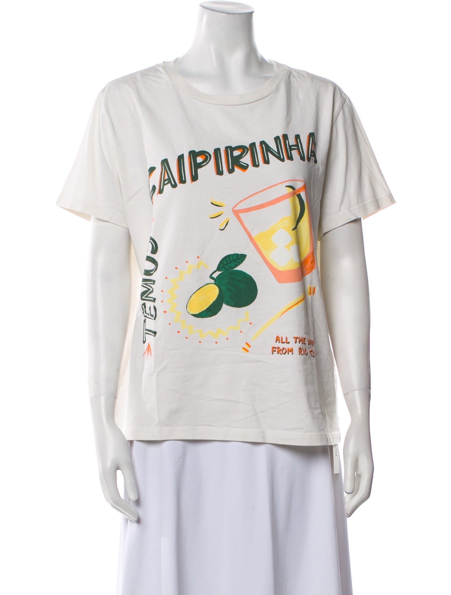 Farm Rio Graphic Print Crew Neck T-Shirt