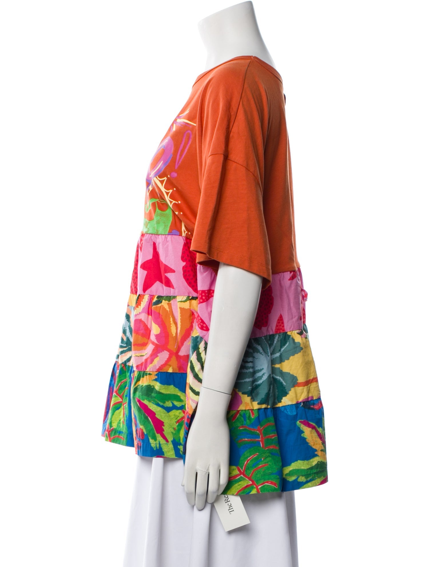 Farm Rio Graphic Print Crew Neck T-Shirt