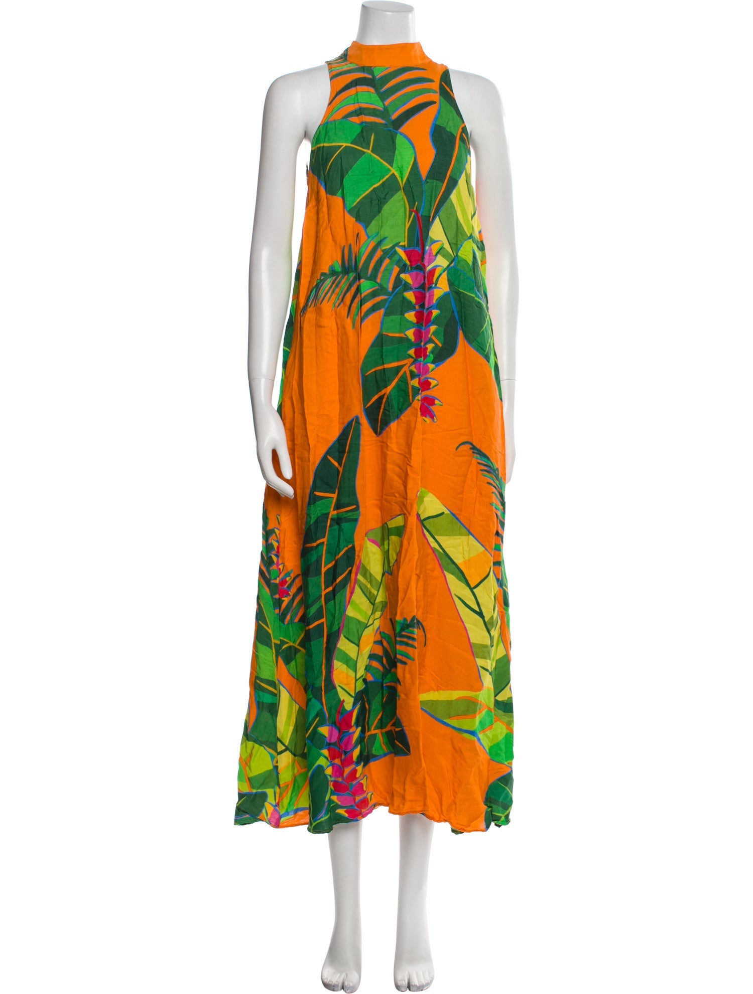 Farm Rio Printed Long Dress