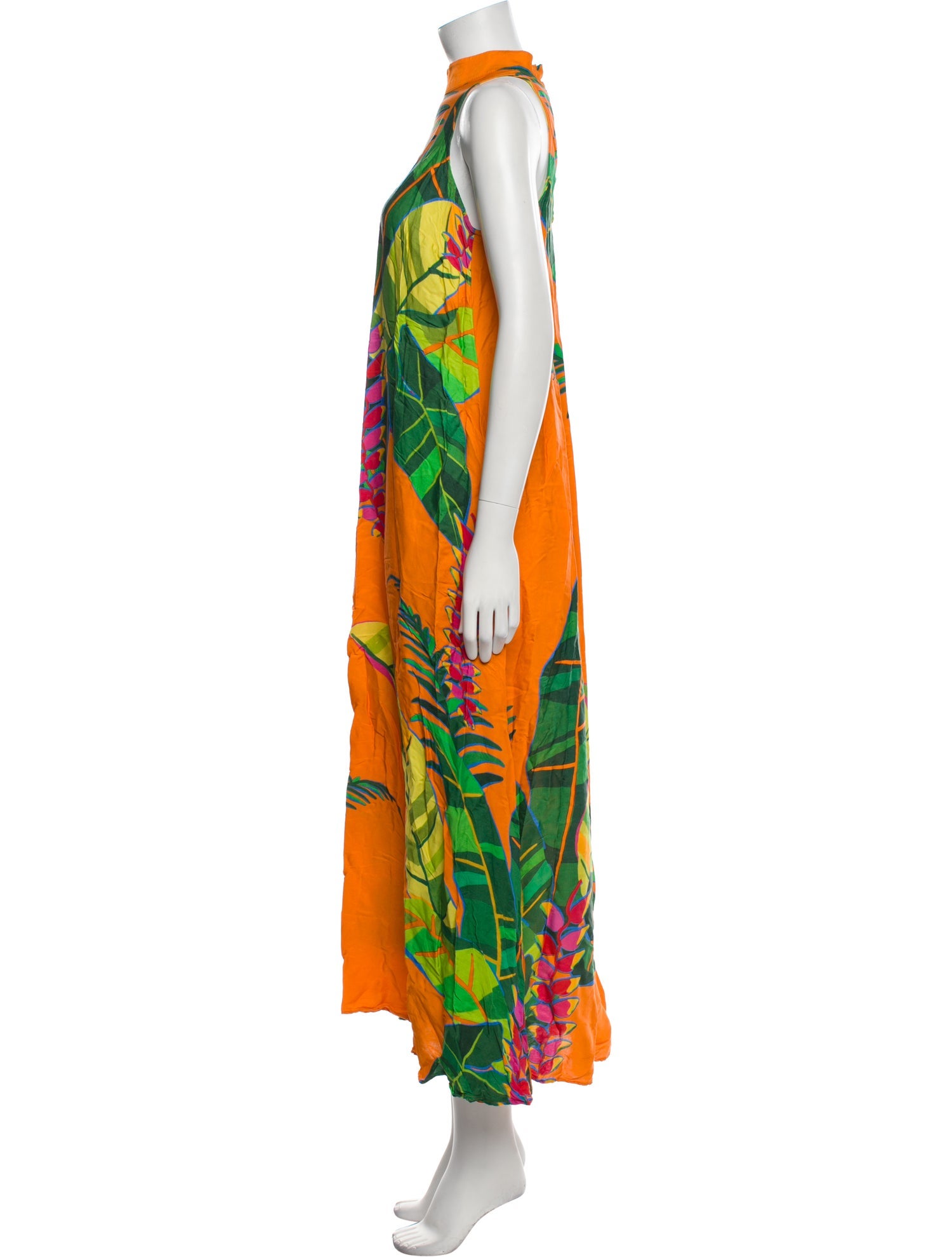 Farm Rio Printed Long Dress