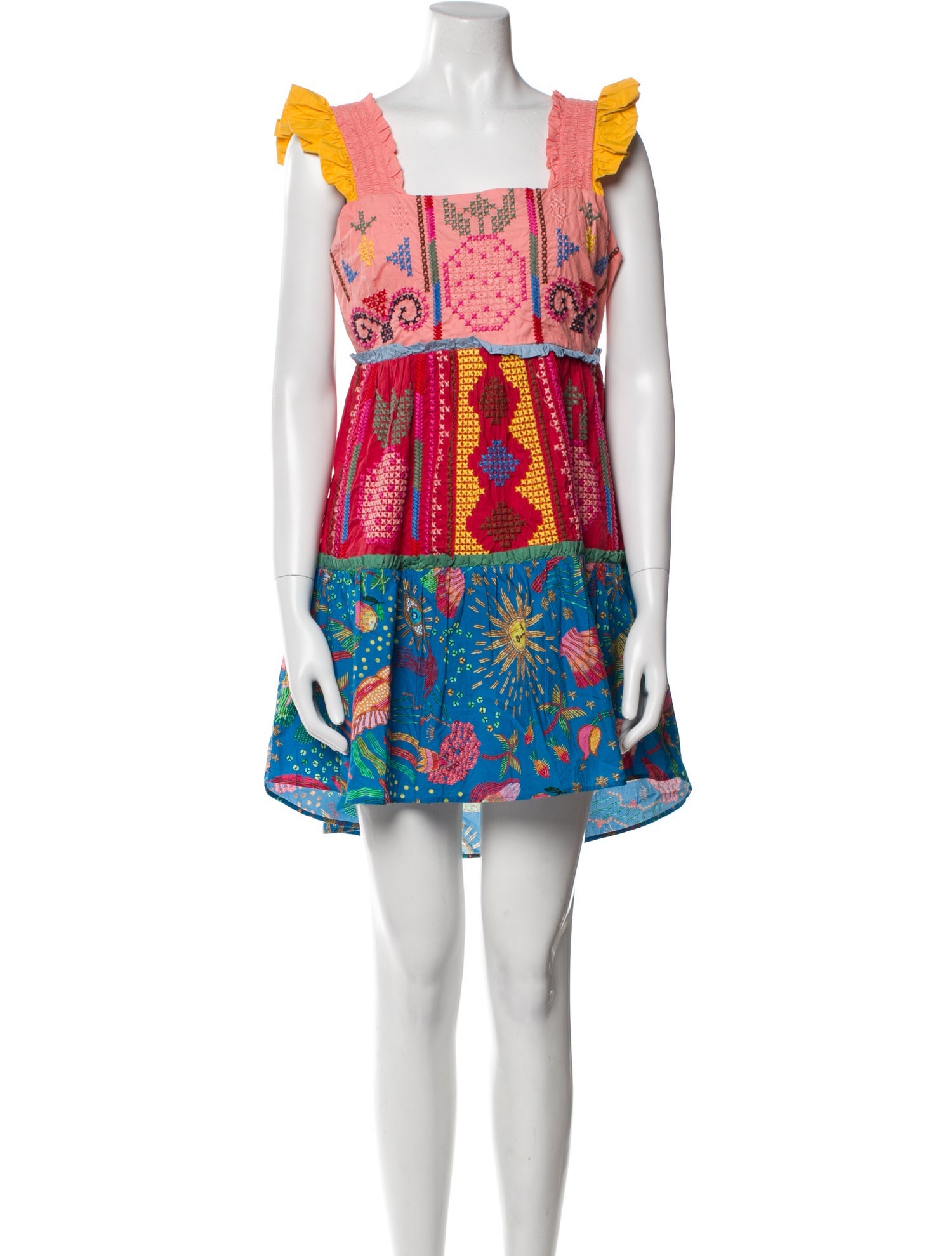 Farm Rio Printed Mini Dress