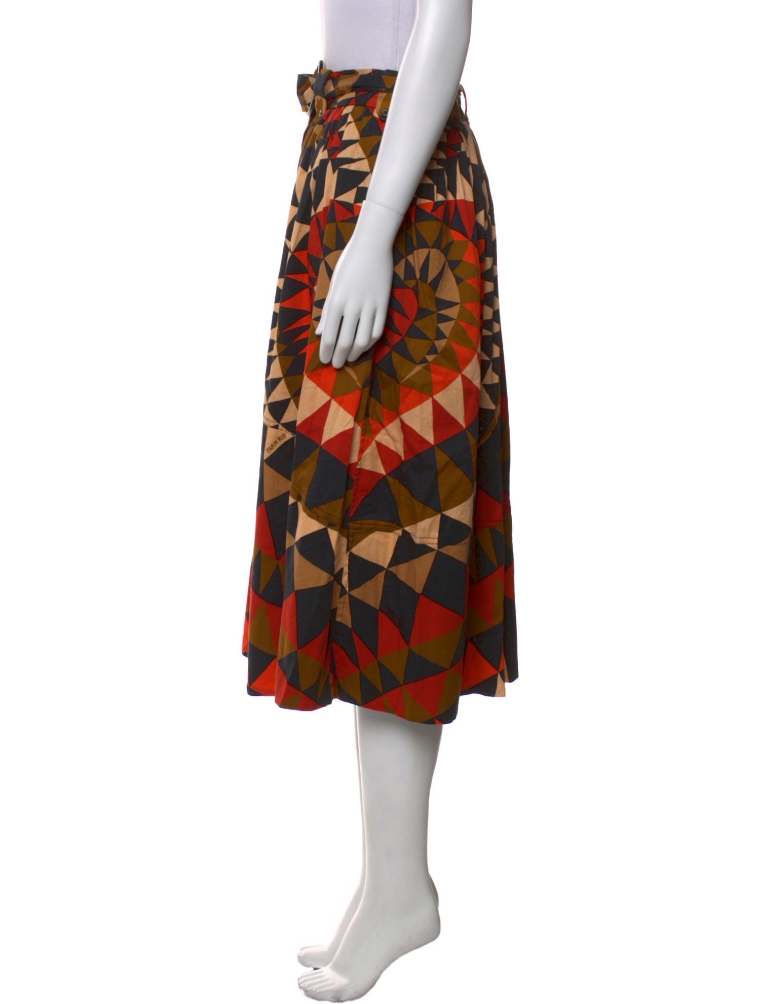 Farm Rio Printed Midi Length Skirt w/ Tags