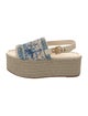 Farm Rio Raffia Printed Espadrilles