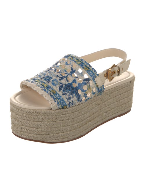 Farm Rio Raffia Printed Espadrilles