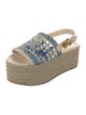 Farm Rio Raffia Printed Espadrilles
