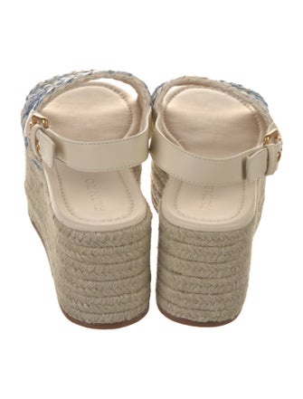 Farm Rio Raffia Printed Espadrilles