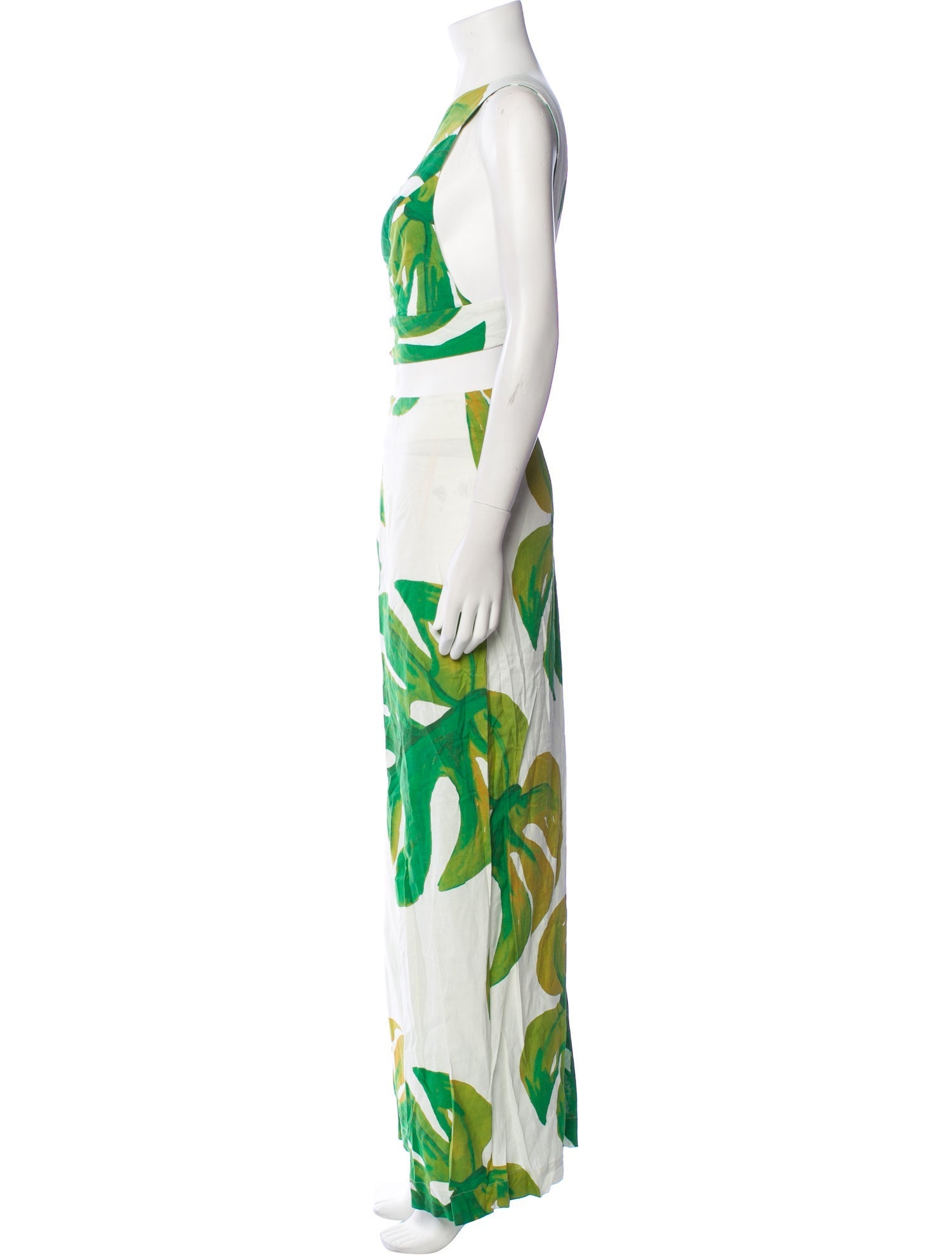 Farm Rio Linen Printed Jumpsuit