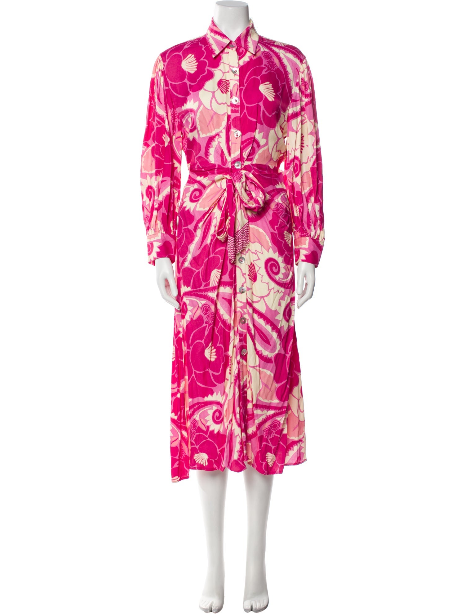 Farm Rio Floral Print Long Dress