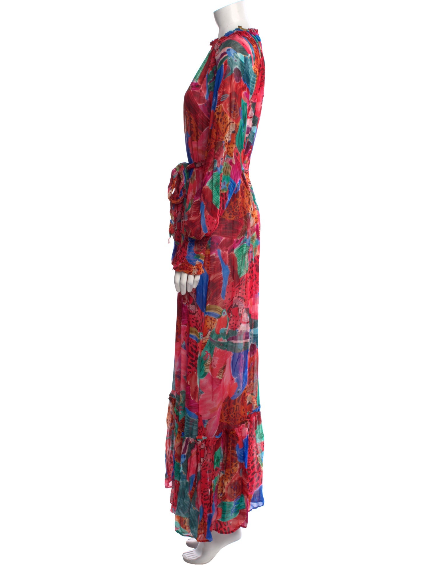 Farm Rio Printed Long Dress