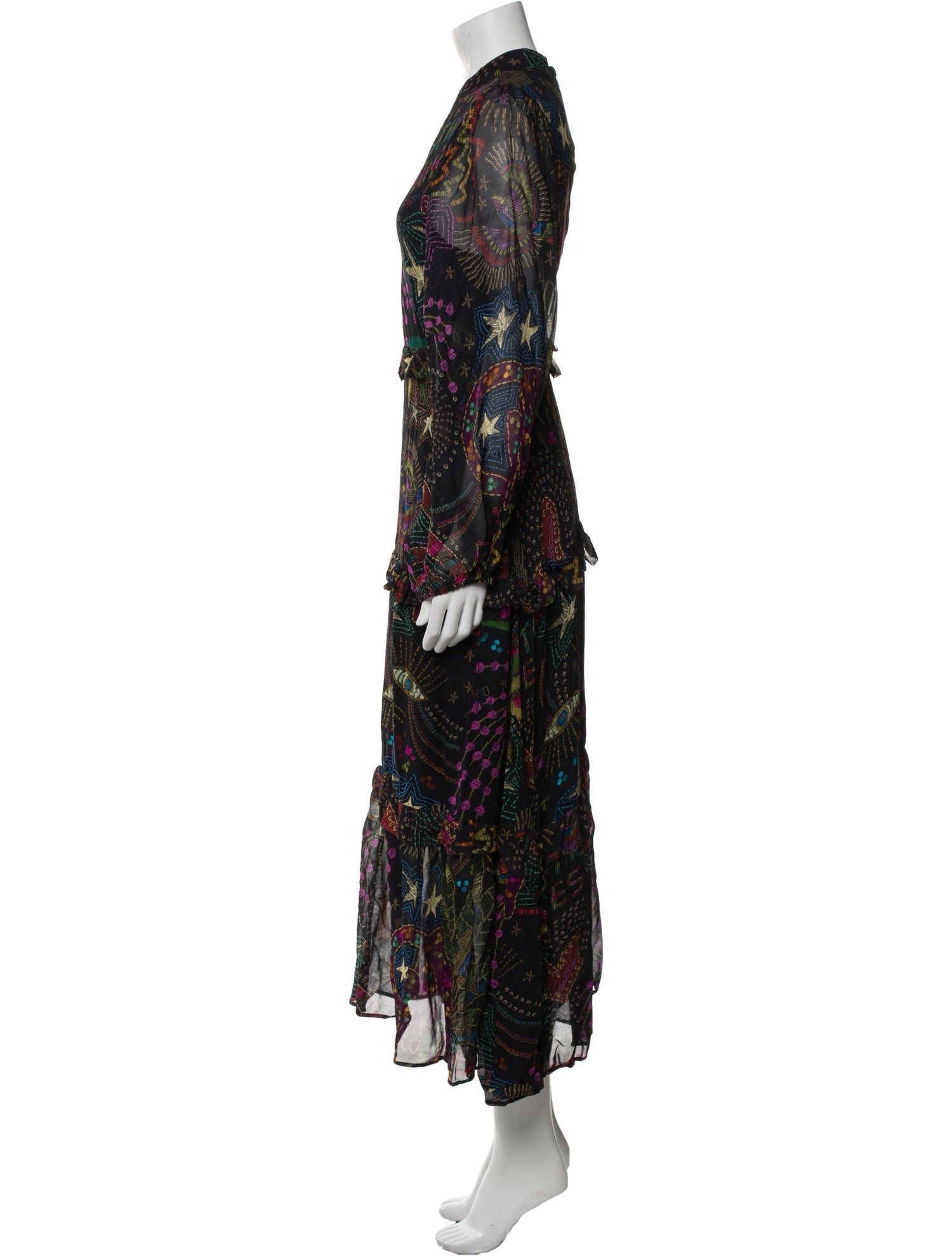 Farm Rio Paisley Print Long Dress w/ Tags