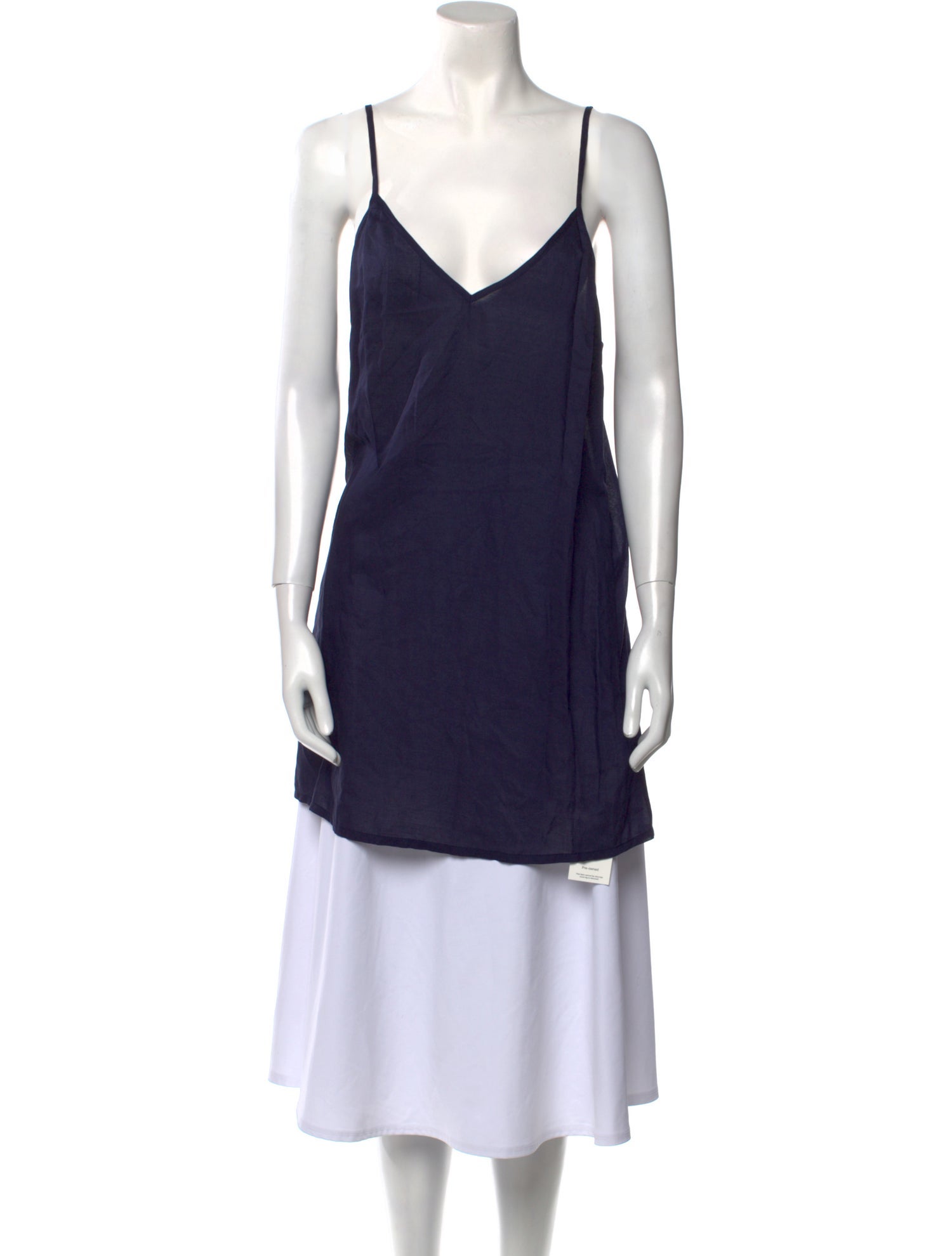 Farm Rio Linen Square Neckline Tunic