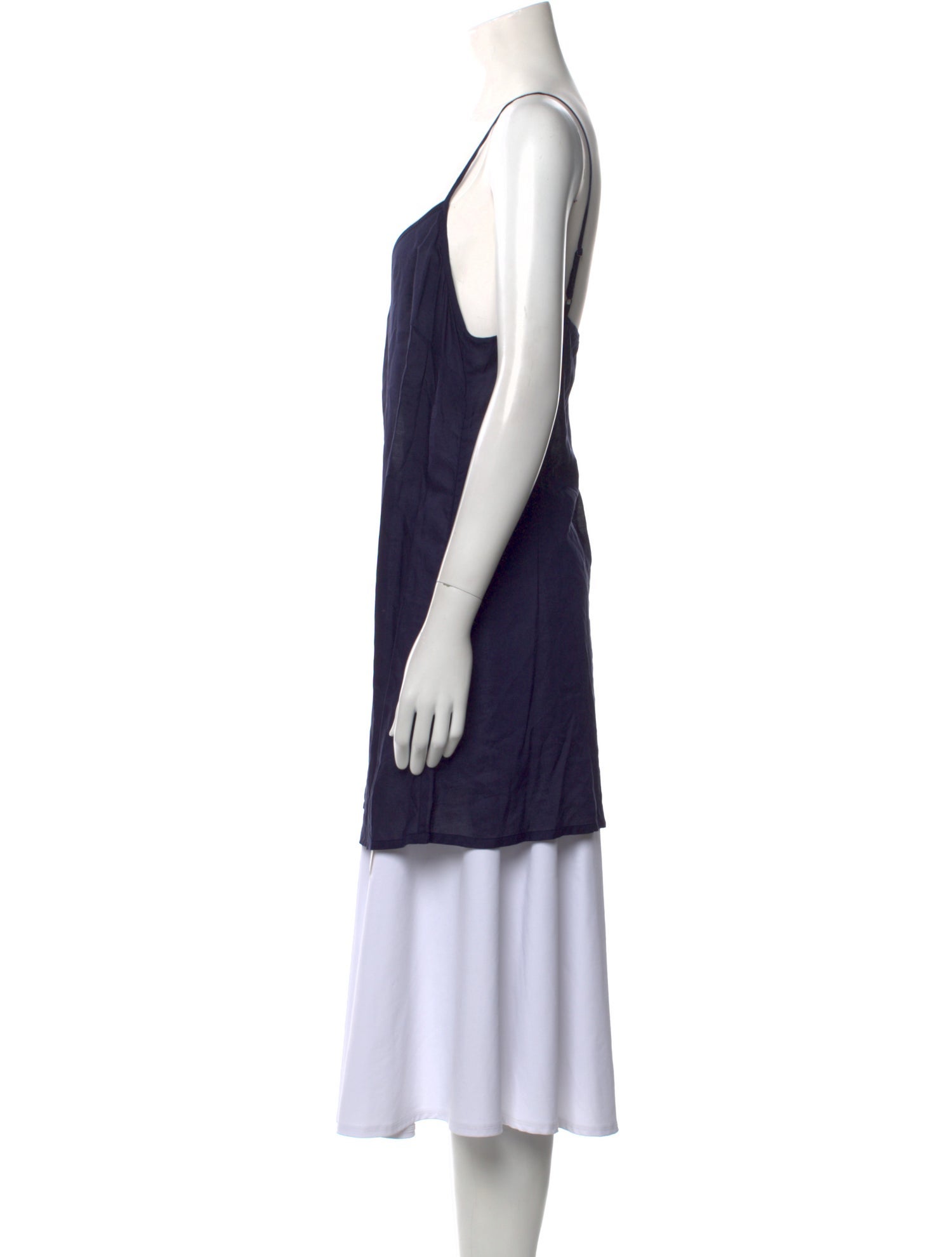 Farm Rio Linen Square Neckline Tunic