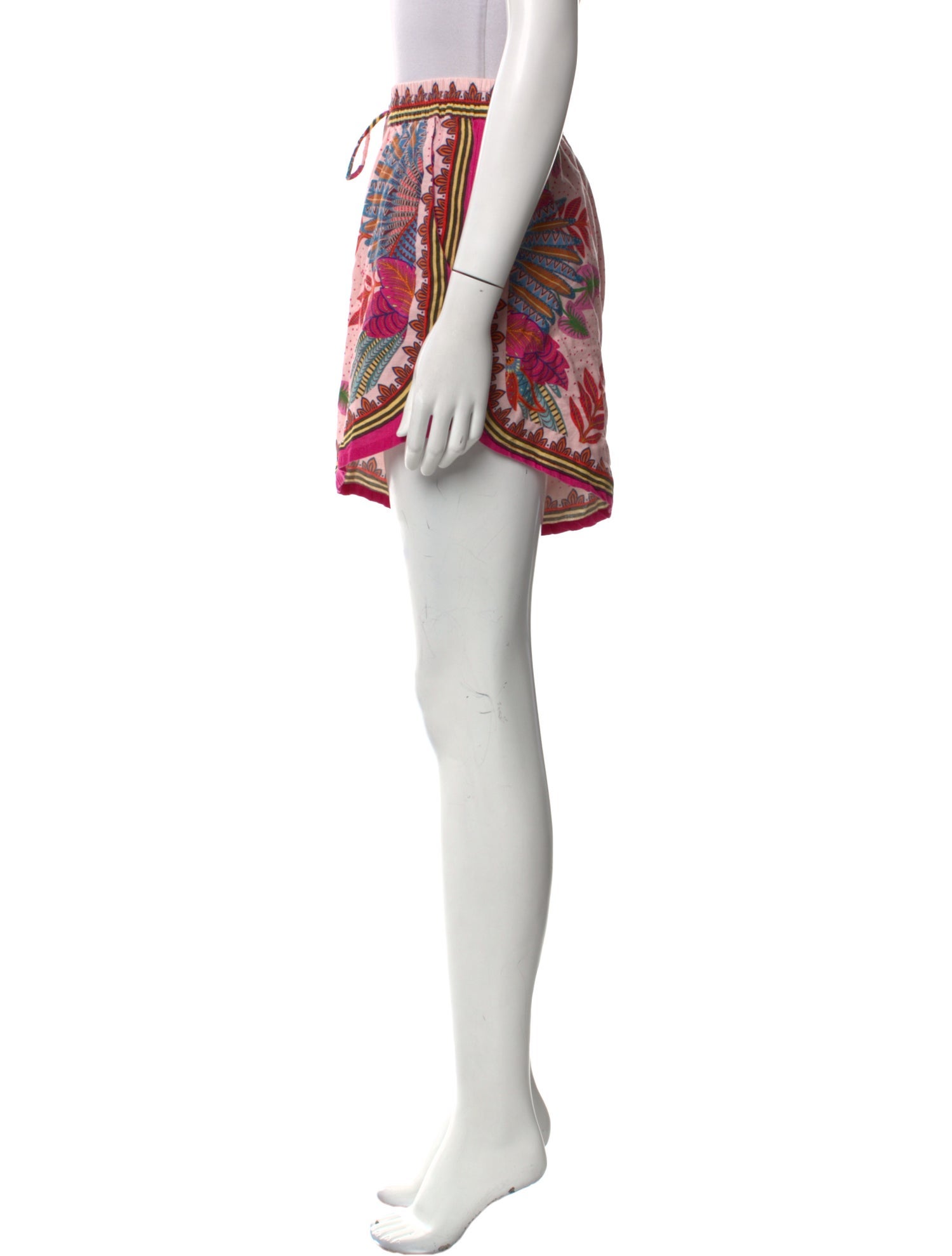 Farm Rio Linen Mini Shorts