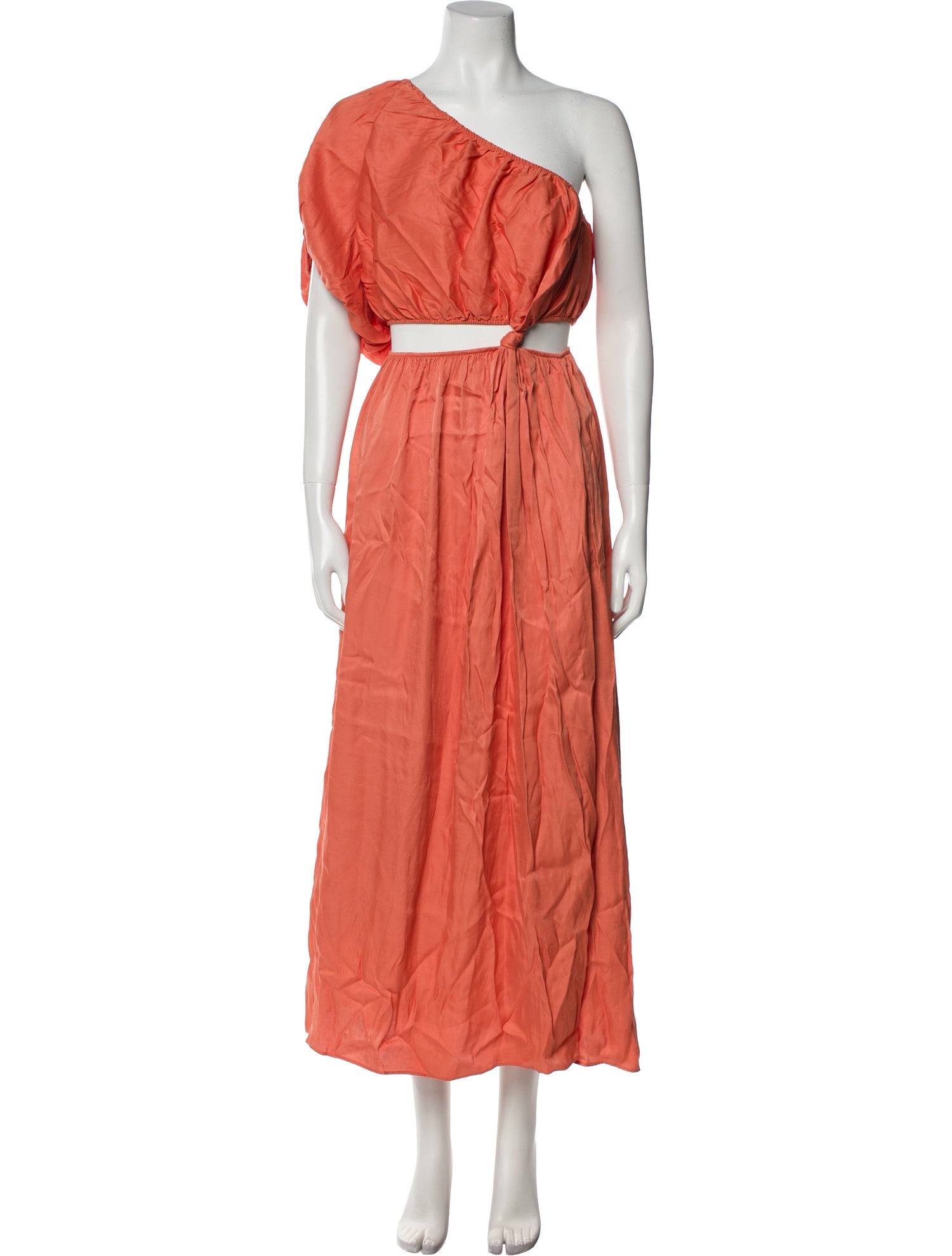 Farm Rio One-Shoulder Midi Length Dress