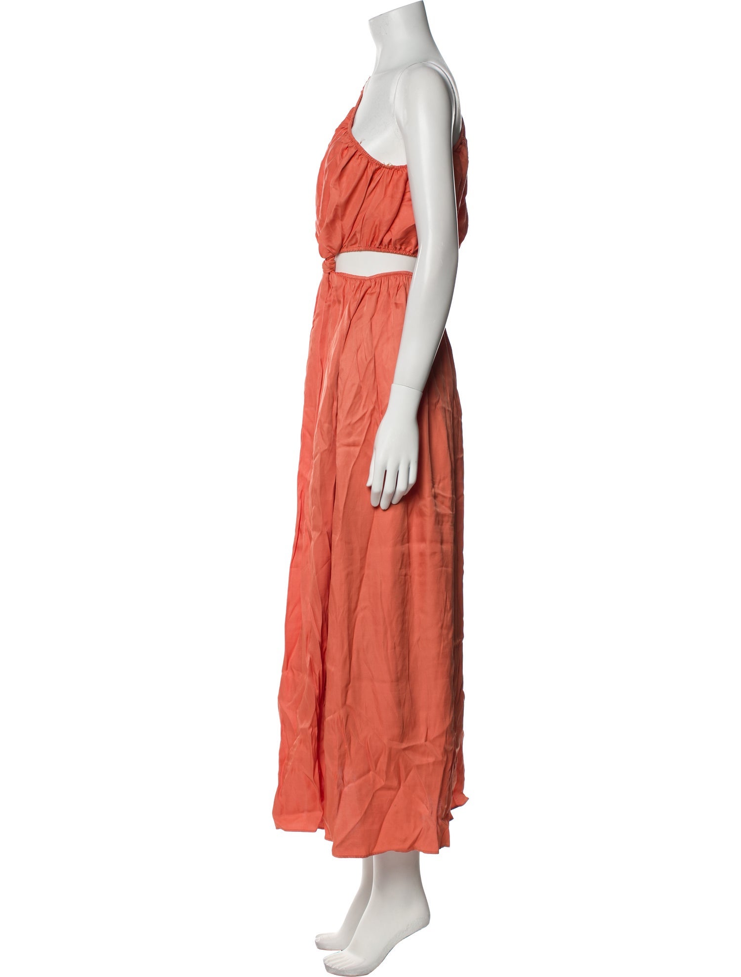 Farm Rio One-Shoulder Midi Length Dress