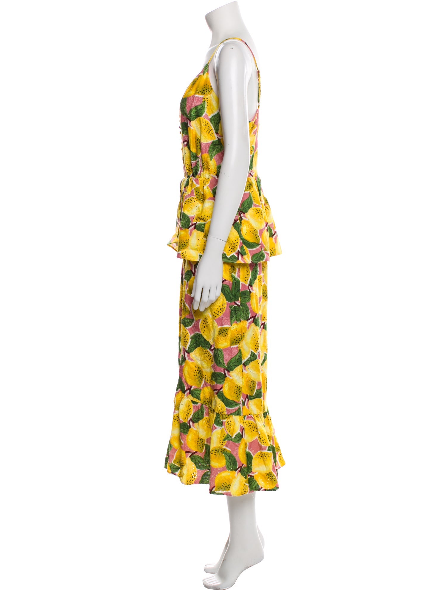 Farm Rio Floral Print Long Dress