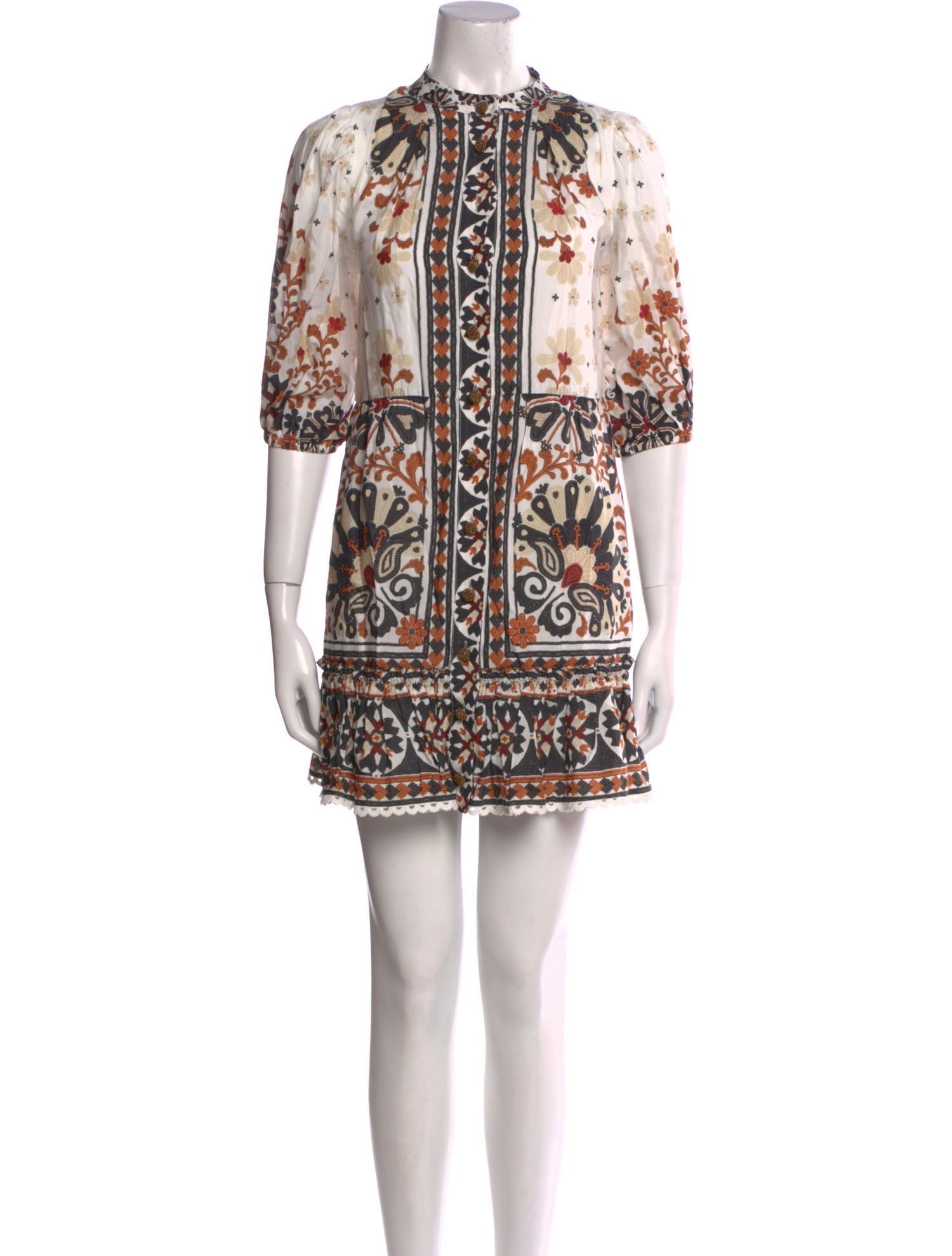 Farm Rio Printed Mini Dress