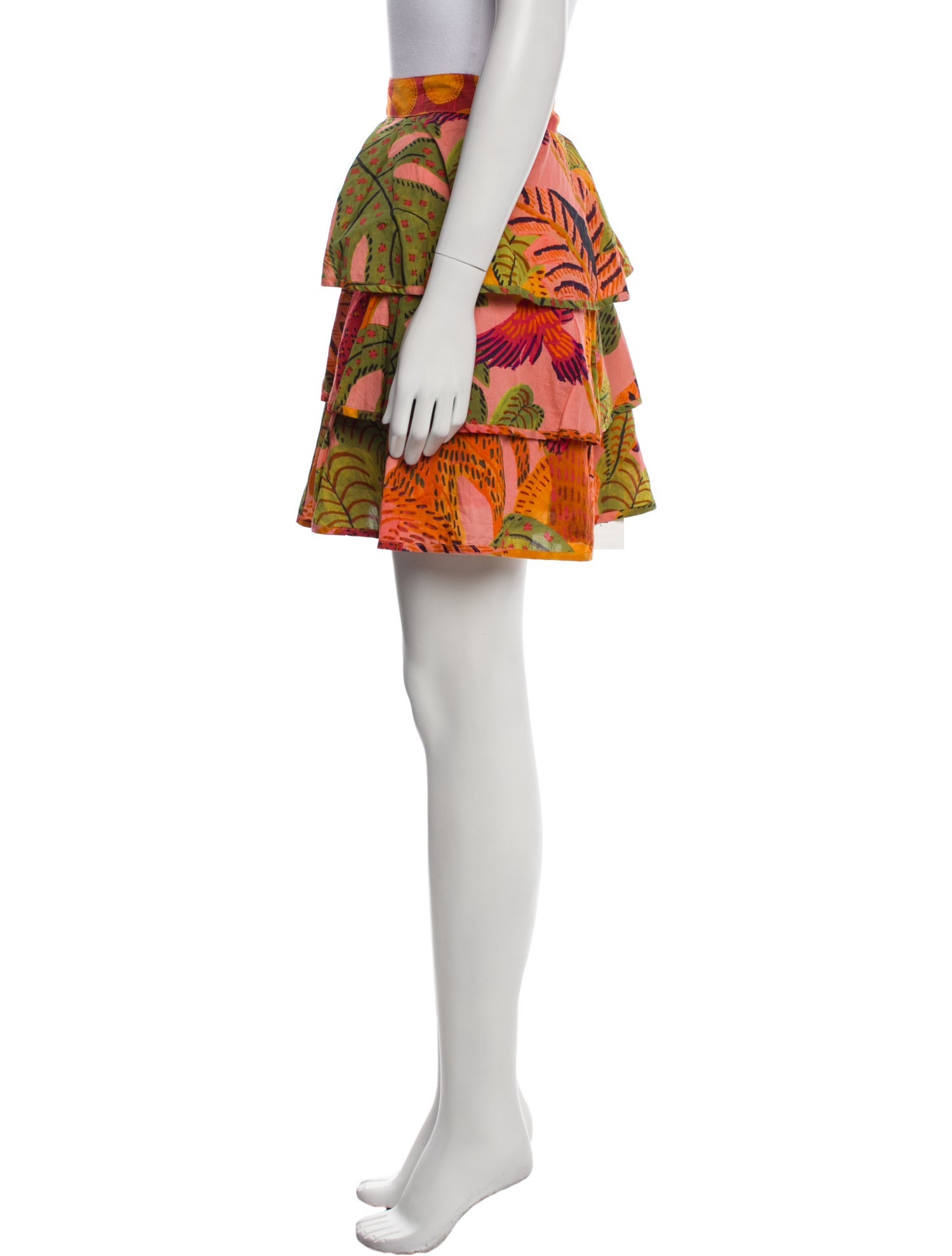 Farm Rio Printed Mini Skirt