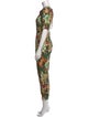 Farm Rio Linen Floral Print Jumpsuit
