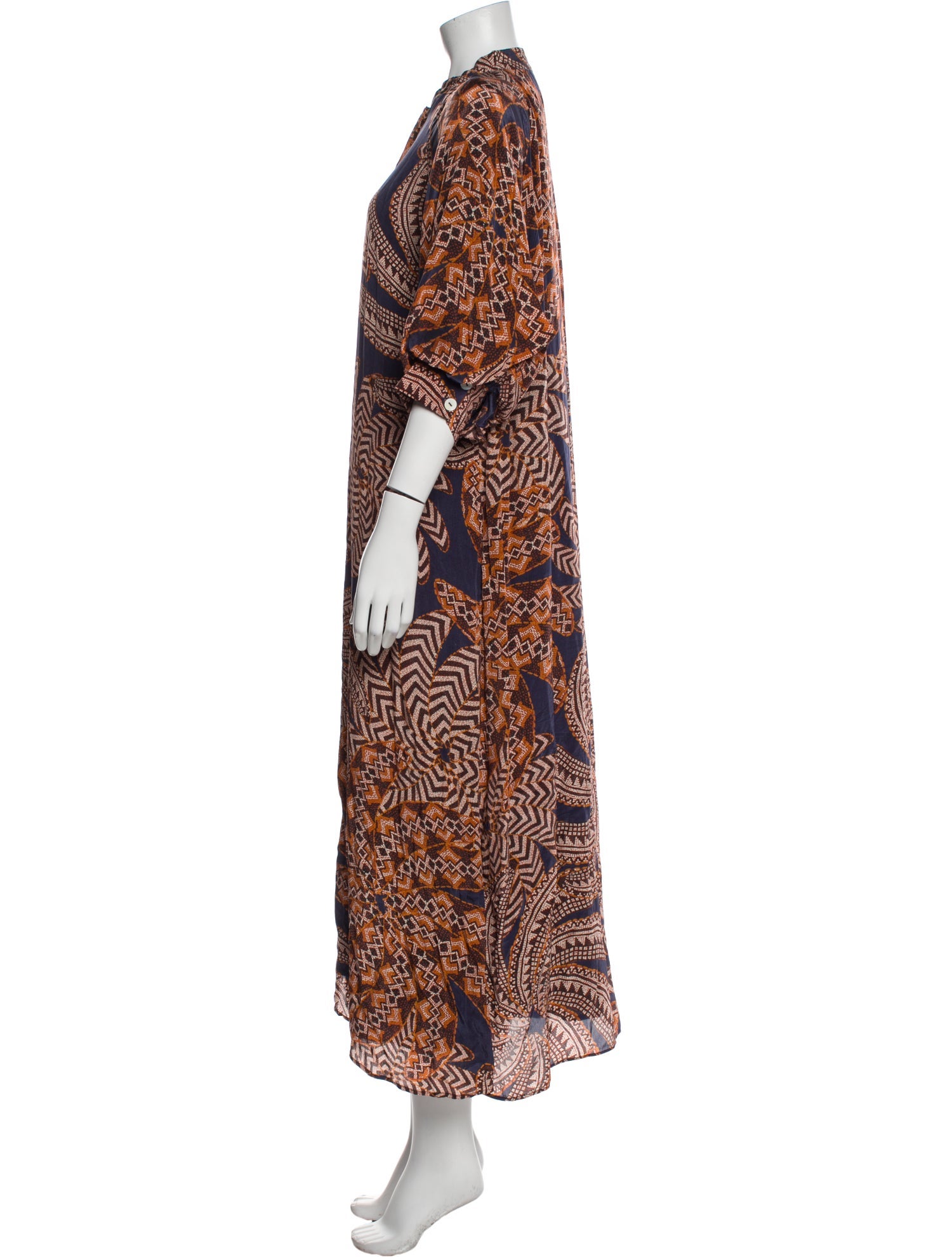 Farm Rio Printed Long Dress