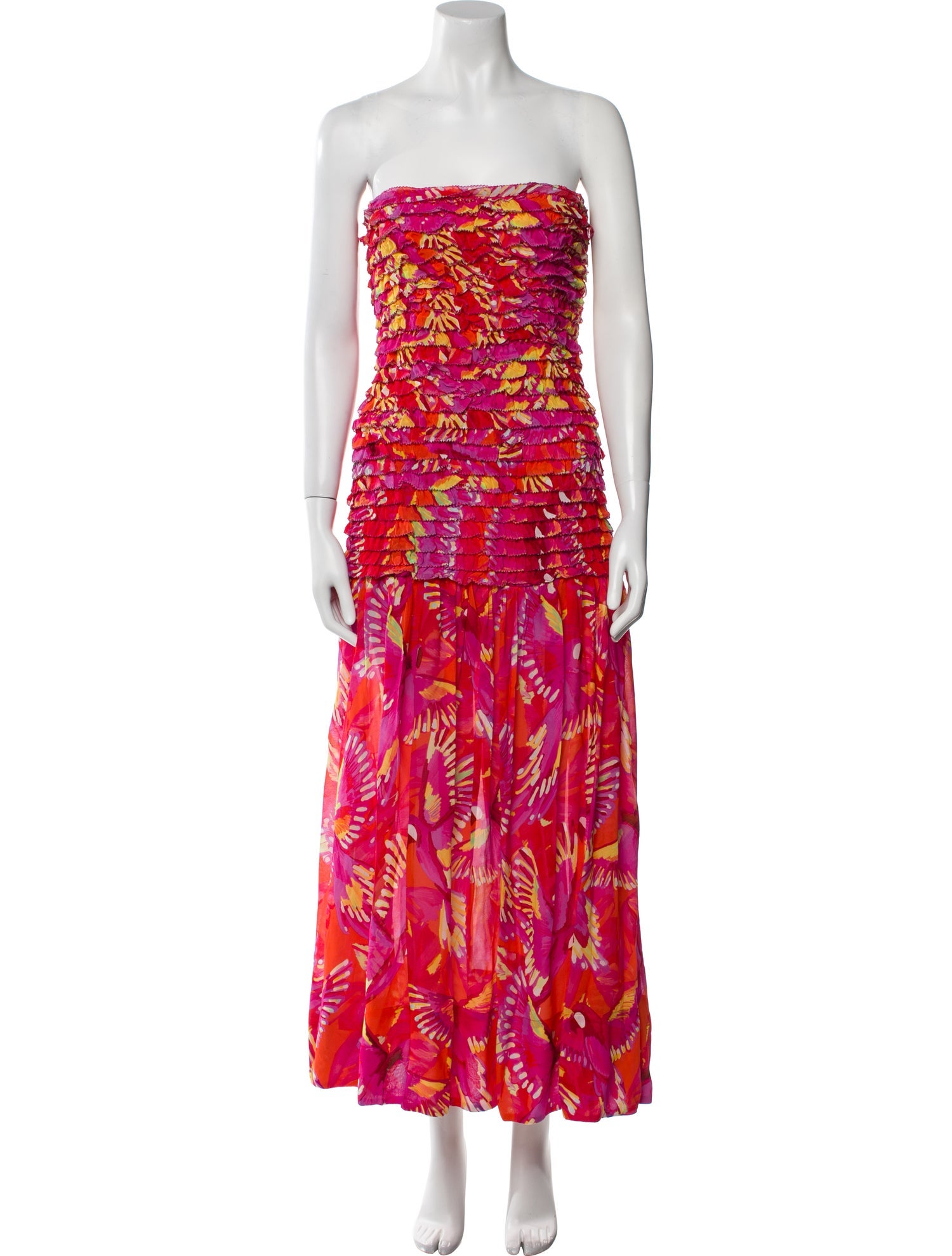 Farm Rio Printed Long Dress w/ Tags