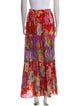 Farm Rio Floral Print Long Skirt