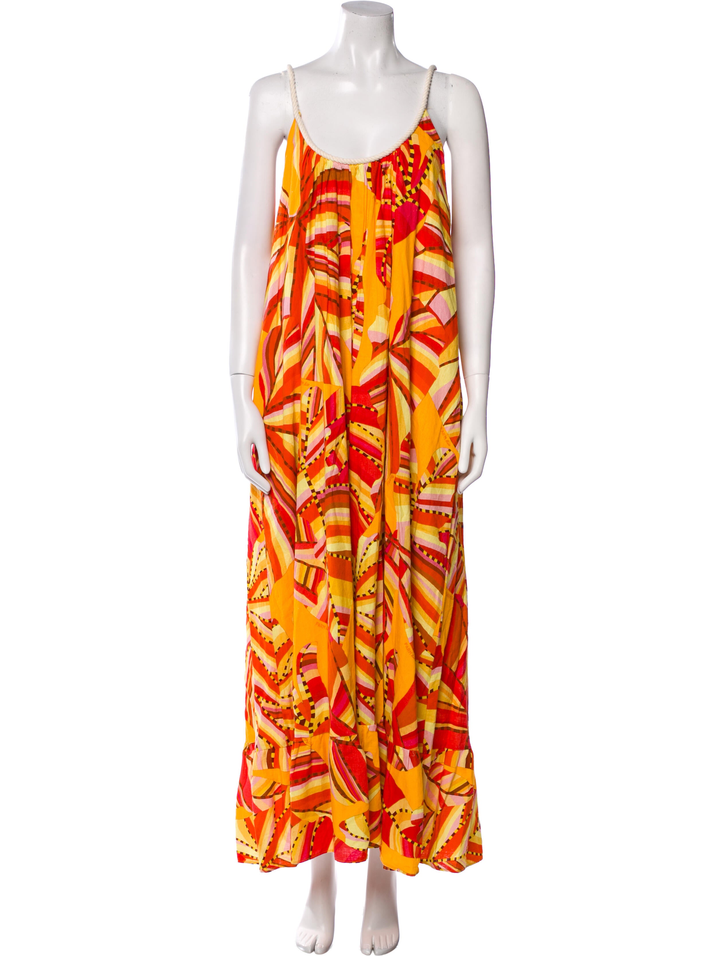 Farm Rio Printed Long Dress