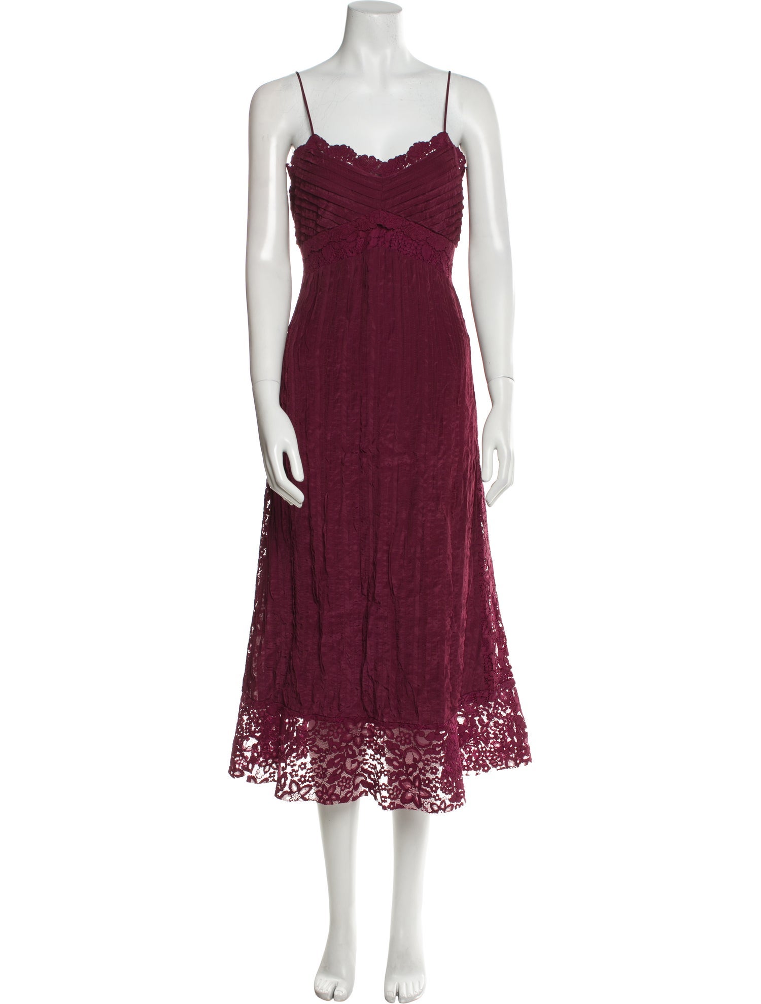 Farm Rio Silk Midi Length Dress