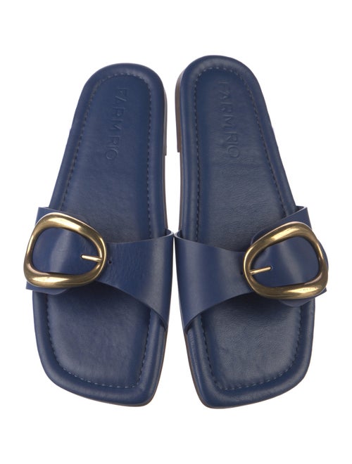 Farm Rio Leather Slides