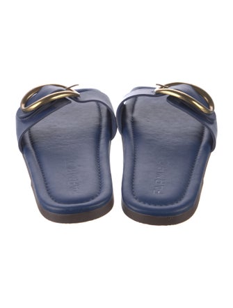 Farm Rio Leather Slides